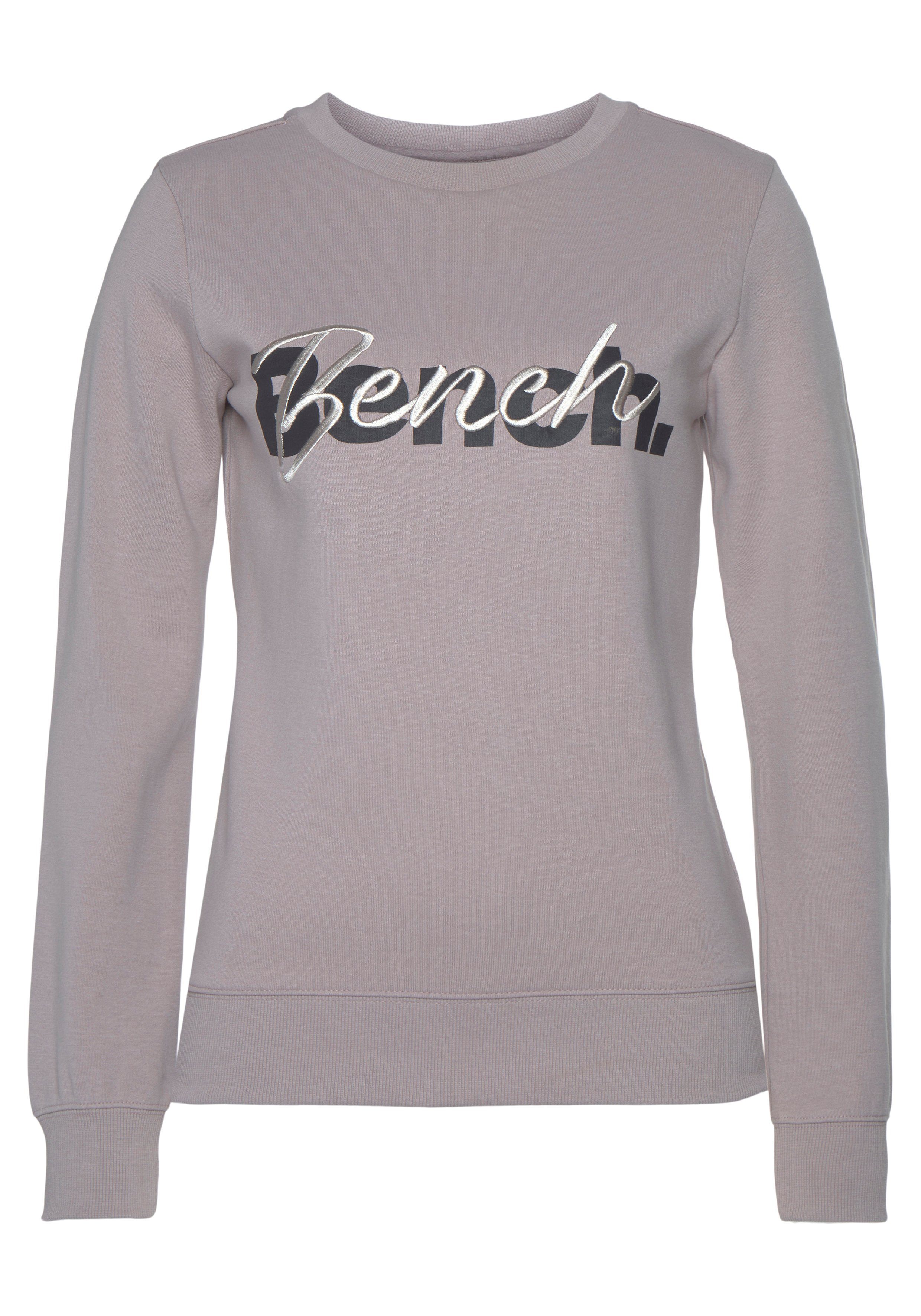 Bench. Loungewear Sweatshirt met logoprint en borduurwerk, loungepak