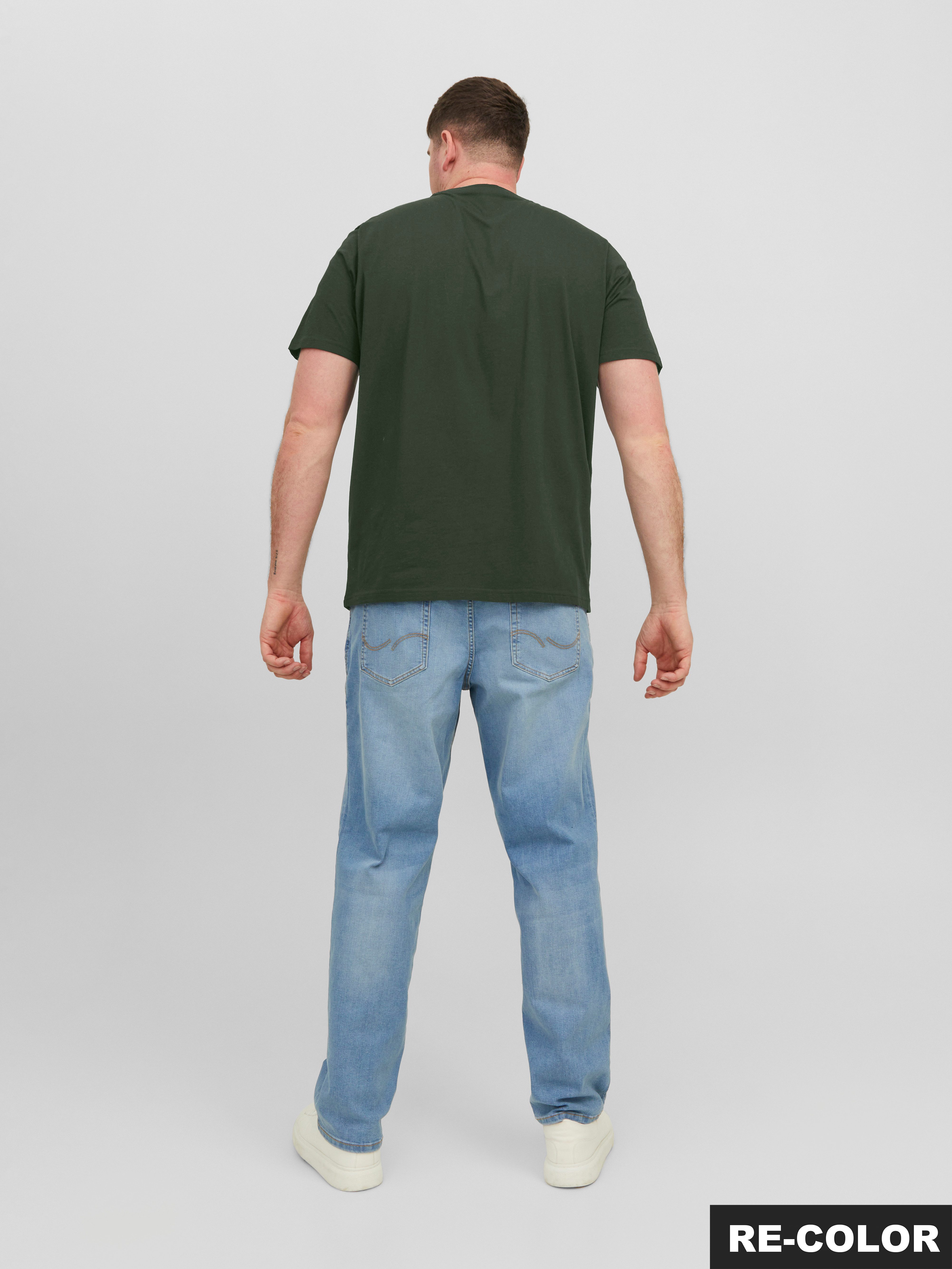 Jack & Jones PlusSize Shirt met ronde hals JJESTAR JJ TEE SS NOOS PLS
