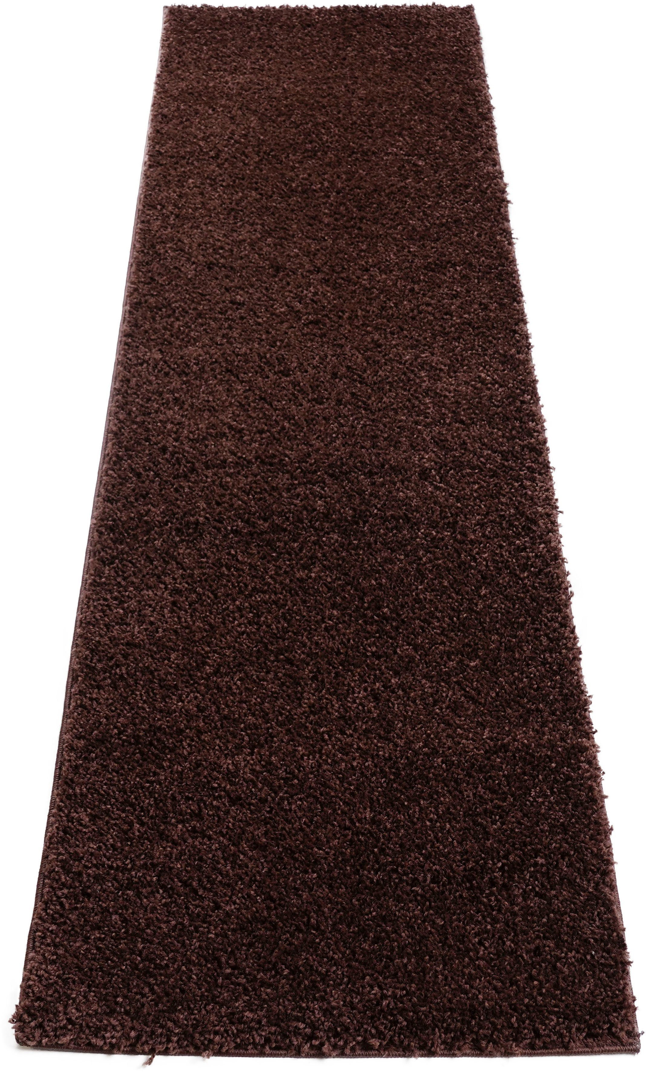 Bruno Banani Loper Shaggy Soft Loper, brug, geweven, unikleuren, bijzonder zacht