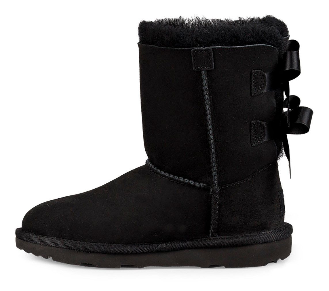 UGG Winterlaarzen K BAILEY BOW II , instaplaarzen, winterlaarzen, snowboots met strik van satijnband