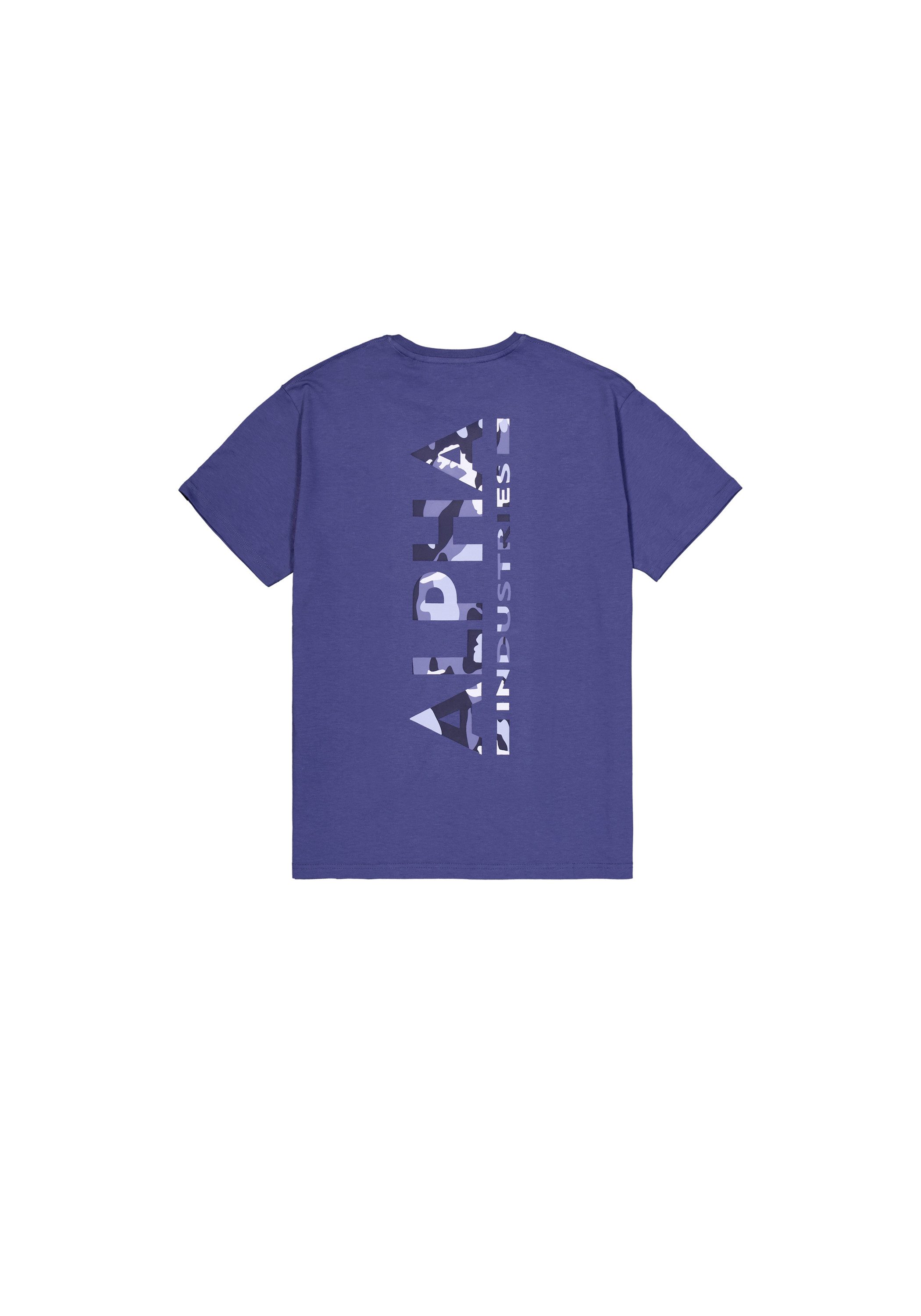 Alpha Industries T-shirt Backprint T-Shirt Camo Print