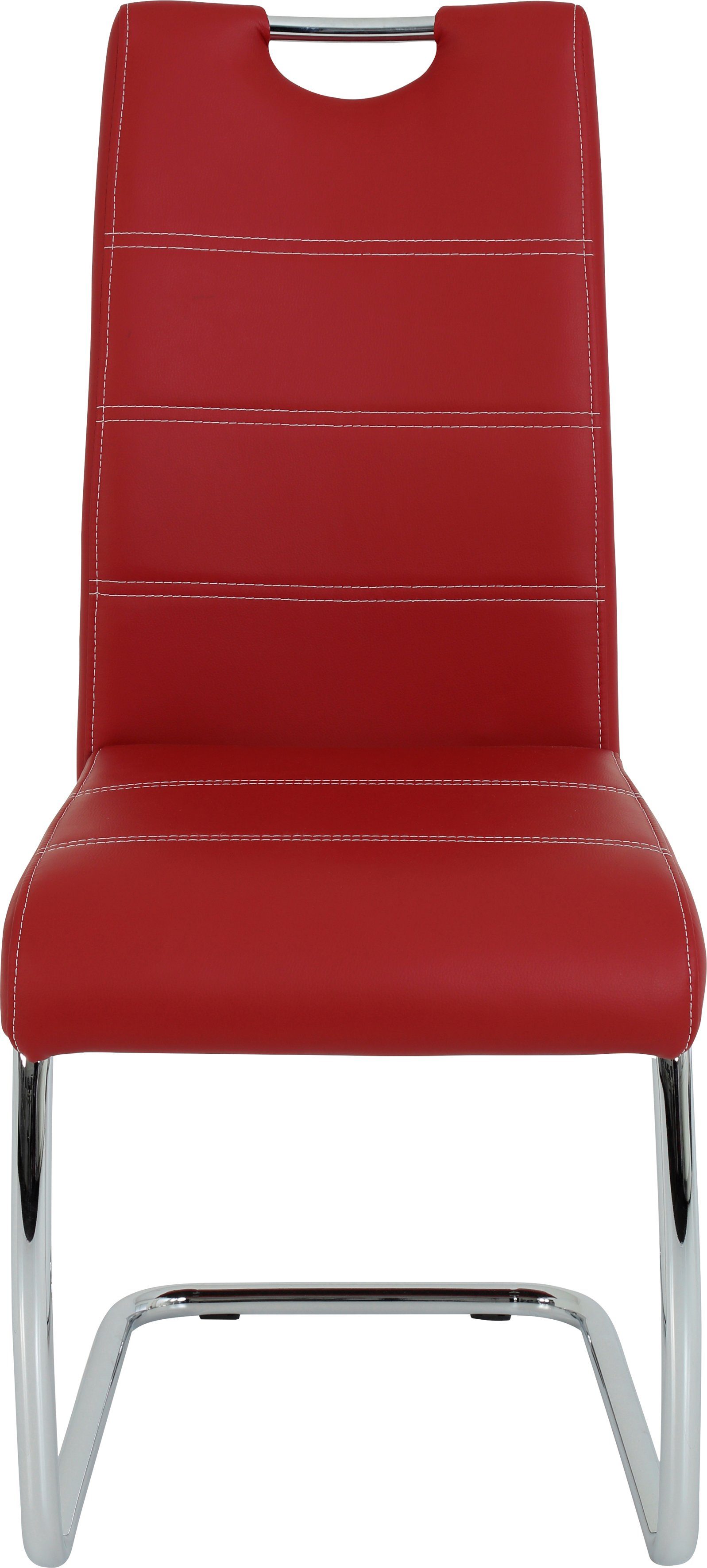 HELA Vrijdragende stoel Flora, eetkamerstoelen 1, 2 of 4 stuks, vrijdragende stoel