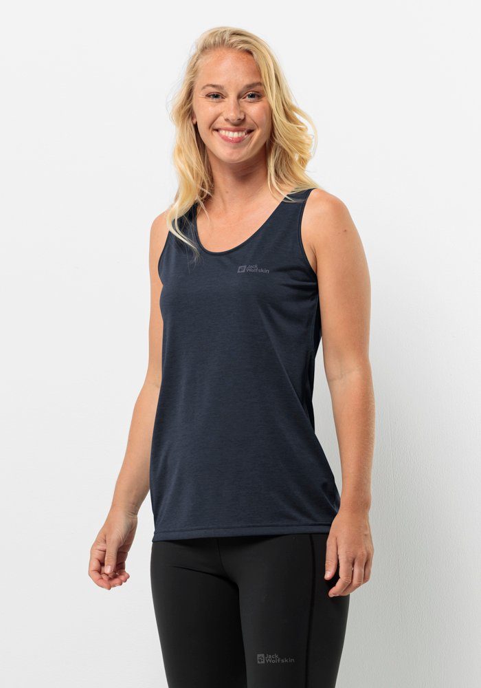 Jack Wolfskin Functionele top CROSSTRAIL TANK W dames tops maat L (42/44) blauw