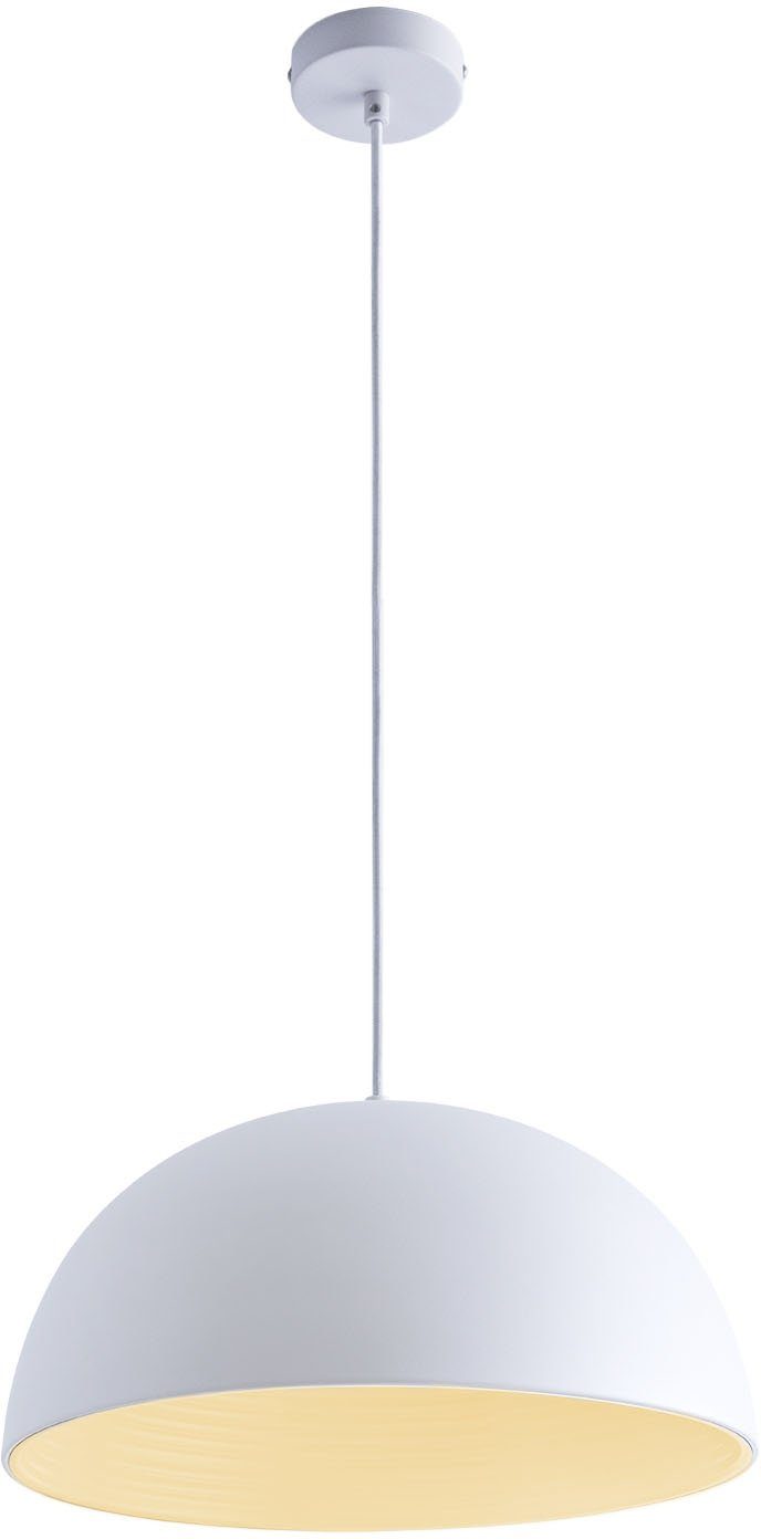 Paco Home Hanglamp SAWYER Hanglamp eetkamer keukenlamp hangend 1,5m textielen kabel Ø 40,5 cm