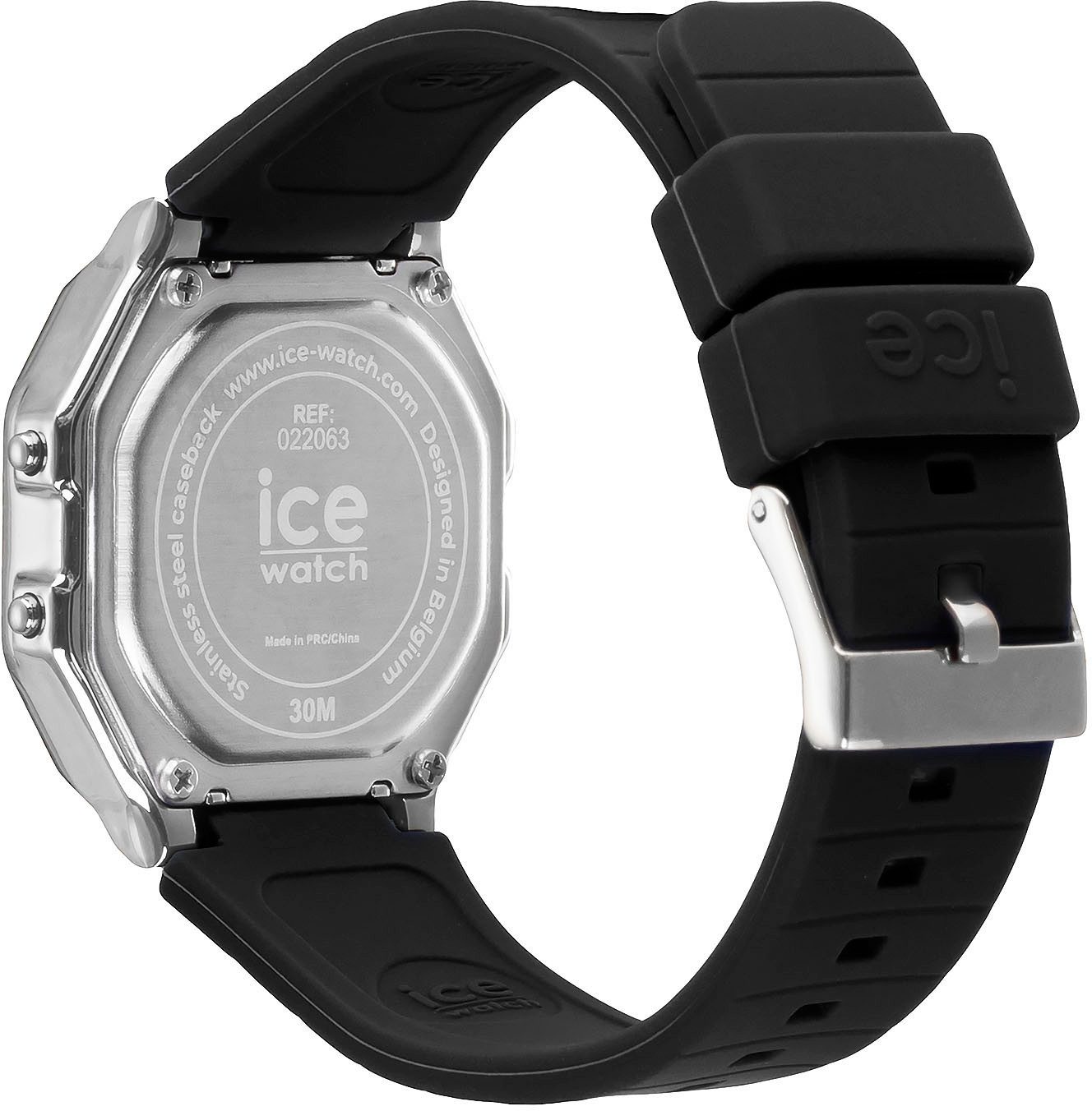 ice-watch Chronograaf ICE digit retro - Small Armbandhorloge, quartz, dameshorloge, siliconen armband, datum
