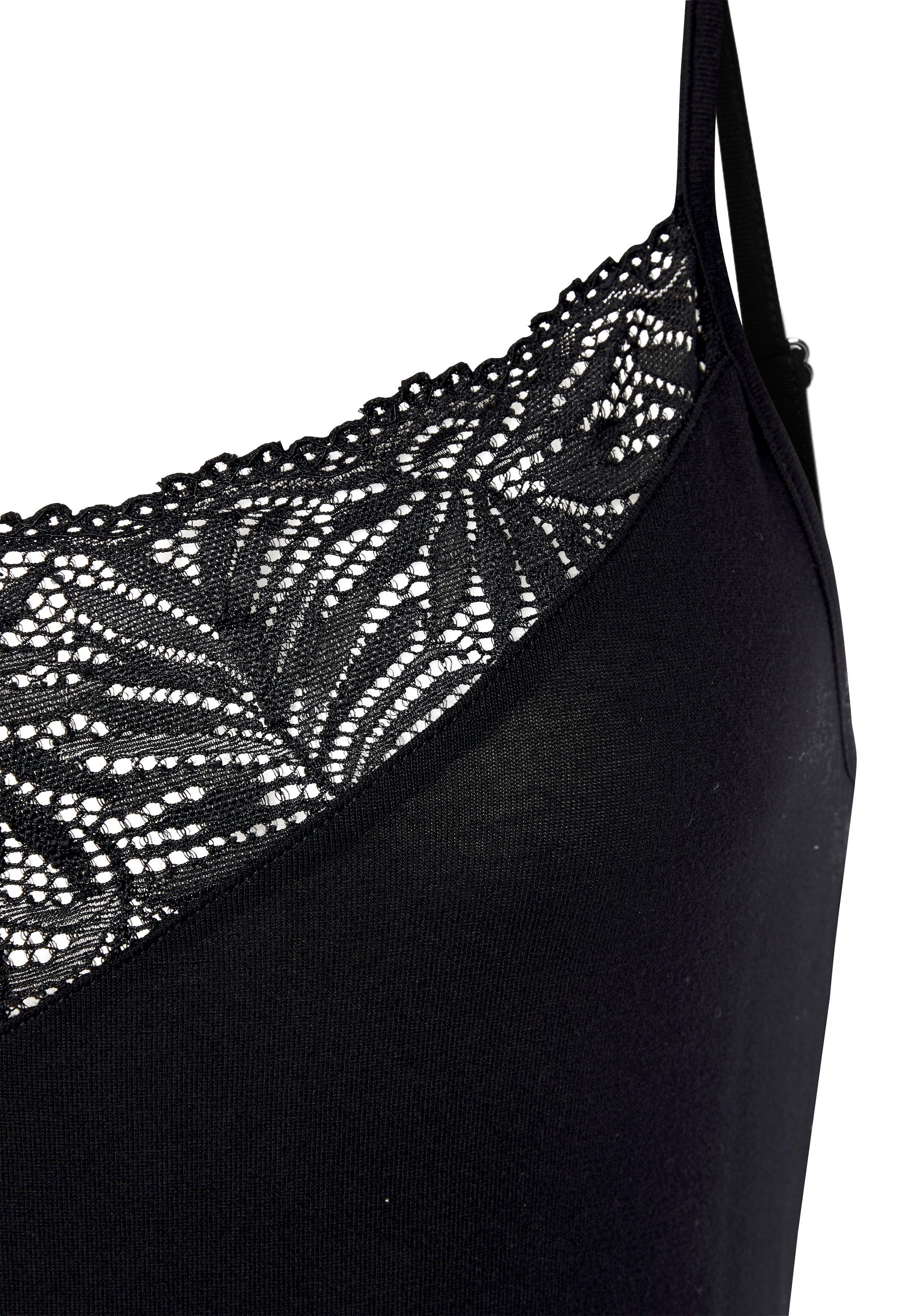 Lascana Kanten top met chique kanten details