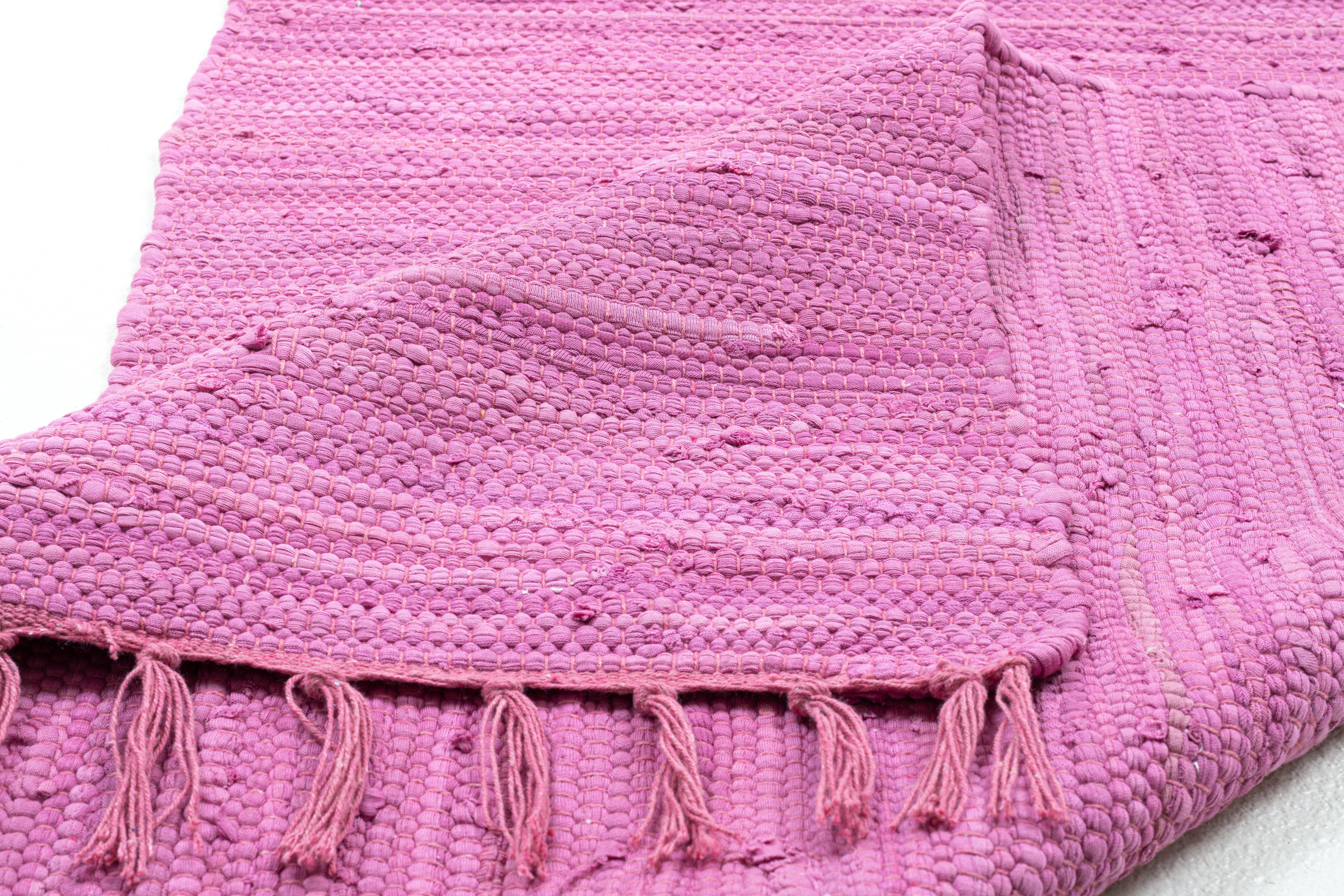 my home Kindervloerkleed Insa Vlekker Effen kleuren, pastel, handgeweven, onderhoudsvriendelijk, wasbaar, kinderkamer