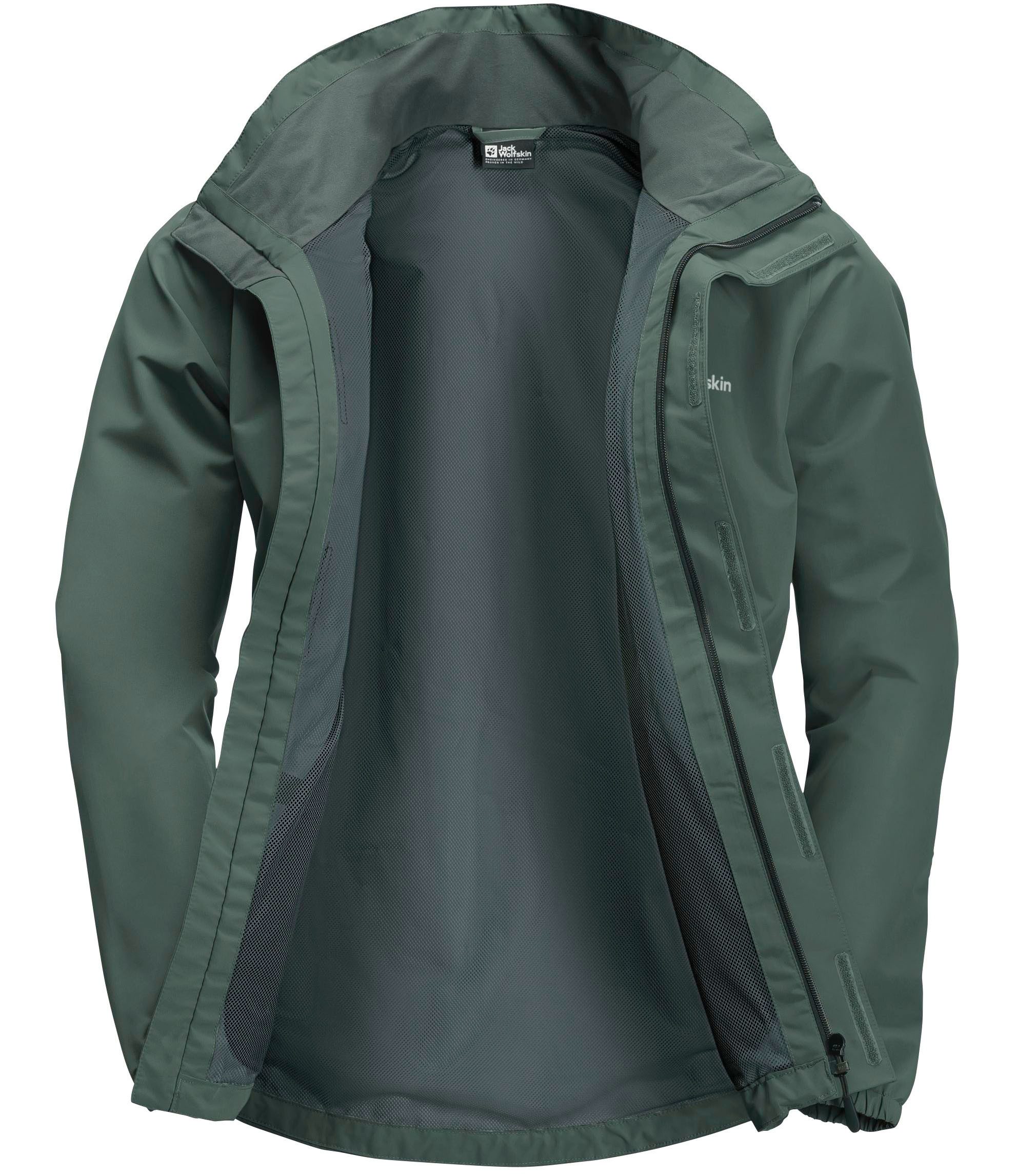 Jack Wolfskin Functioneel jack STORMY POINT 2L JKT M Waterafstotend & winddicht & ademend