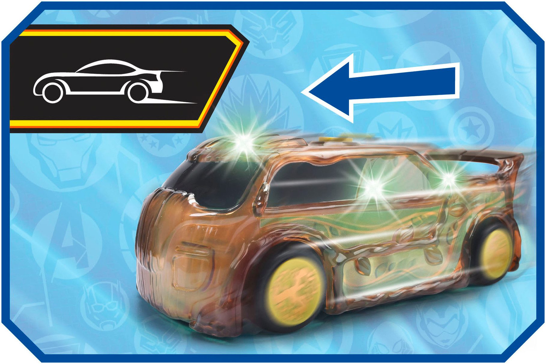 Dickie Toys Speelgoedauto Marvel Light Hero Groot 1:32