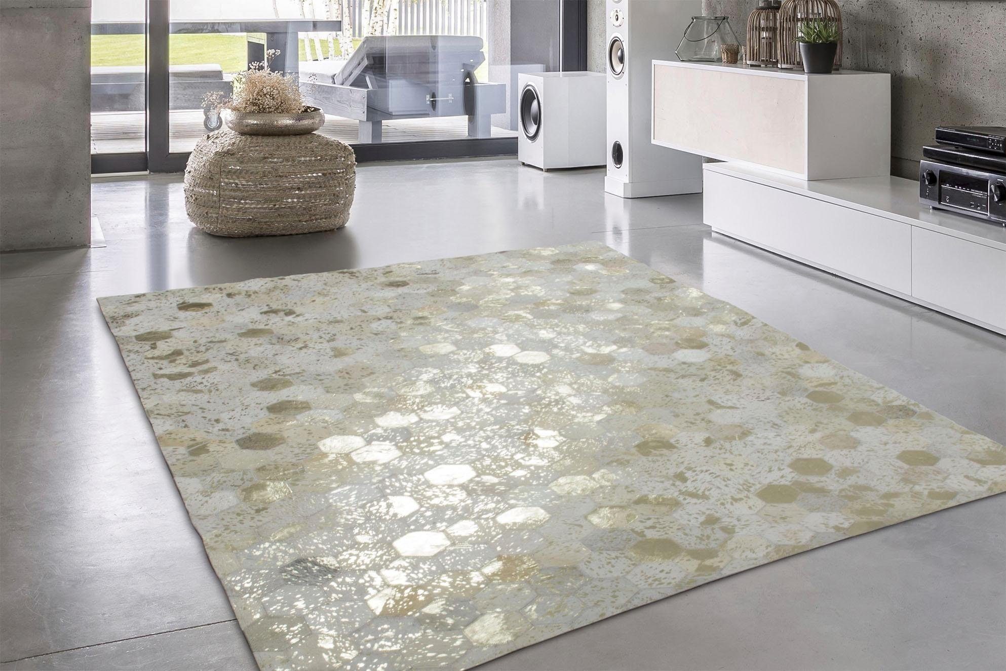 calo-deluxe Vachtvloerkleed Scarllet 210 echte runderhuid, woonkamer