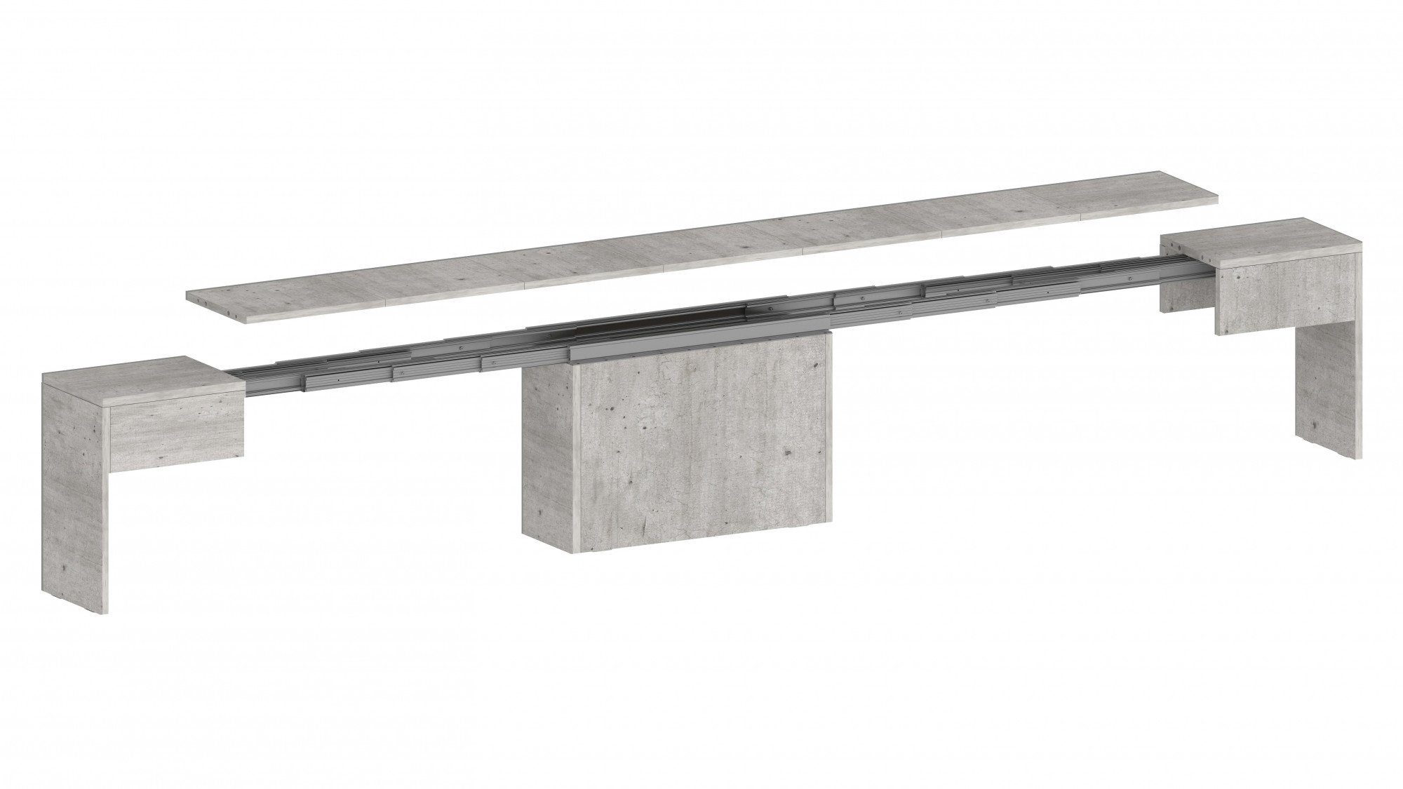 INOSIGN Zithoek Praktika Uitschuifbaar tot 290 cm per bank (voordeelset, 2-delig)
