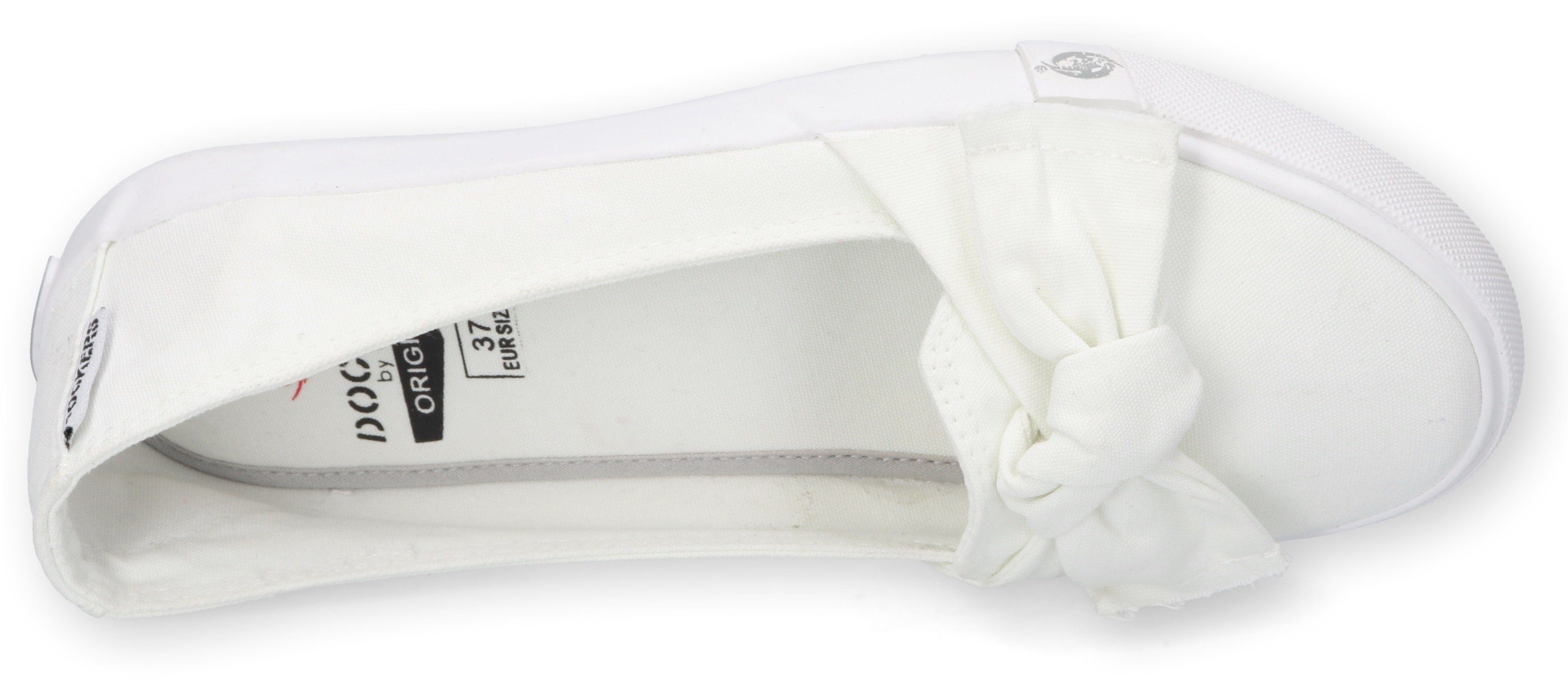 Dockers by Gerli Sneaker-ballerina’s Vrijetijdsschoen met opvallende strik
