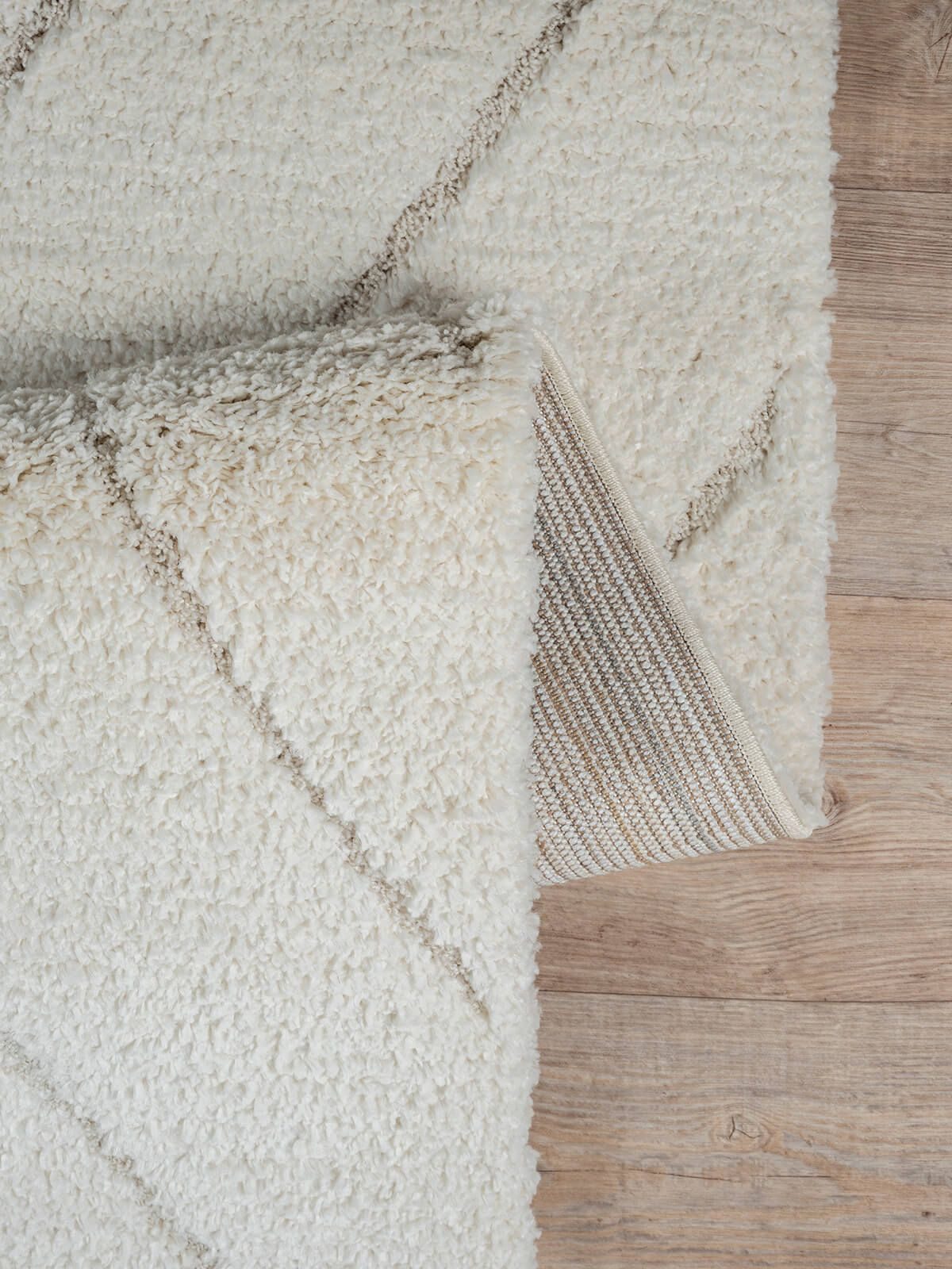 The carpet Vloerkleed Bahar Shaggy Shaggy elegante woonkamer tapijt hoogpolig