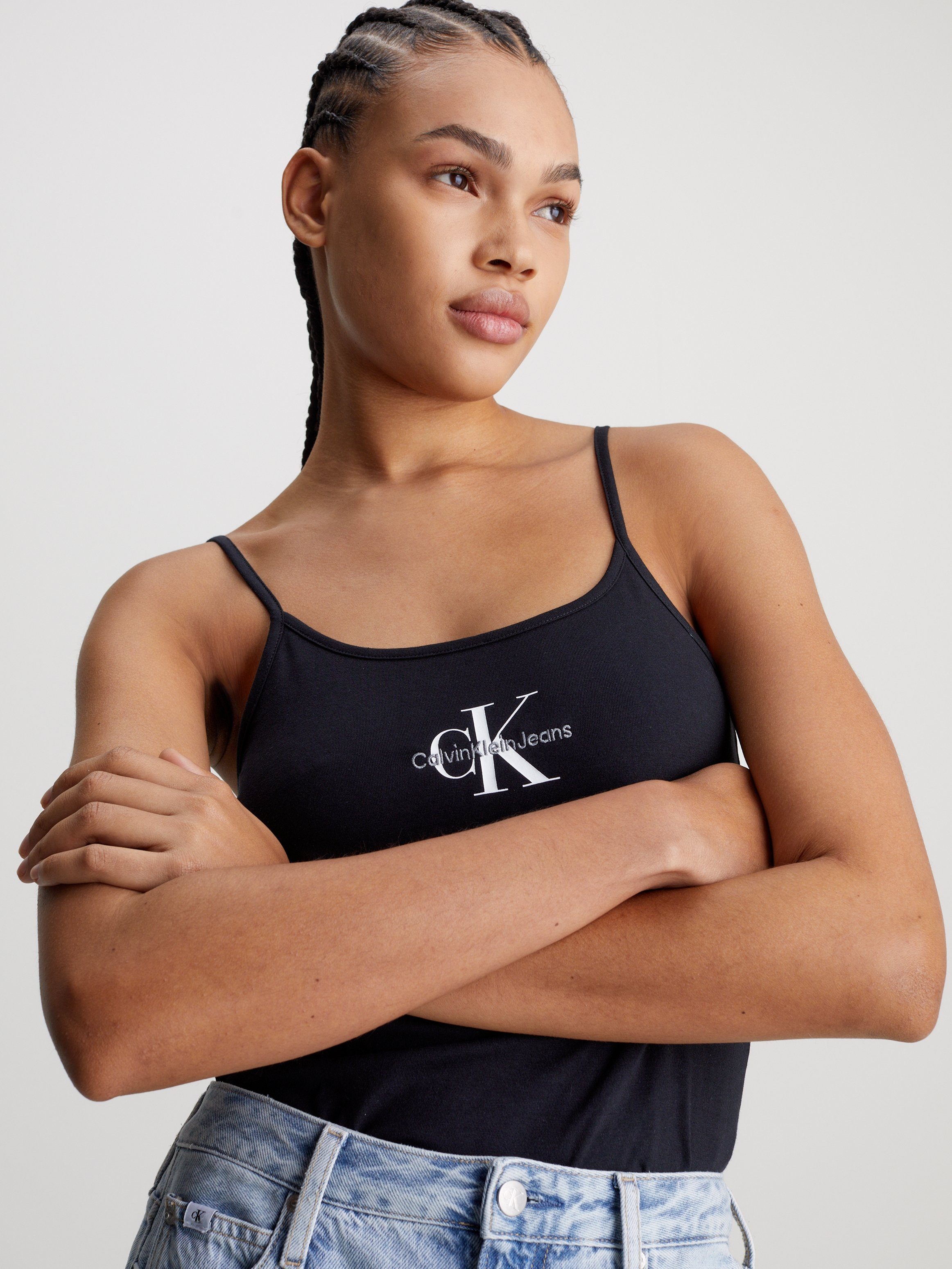 Calvin Klein T-shirt MONOLOGO STRAPPY TANK TOP