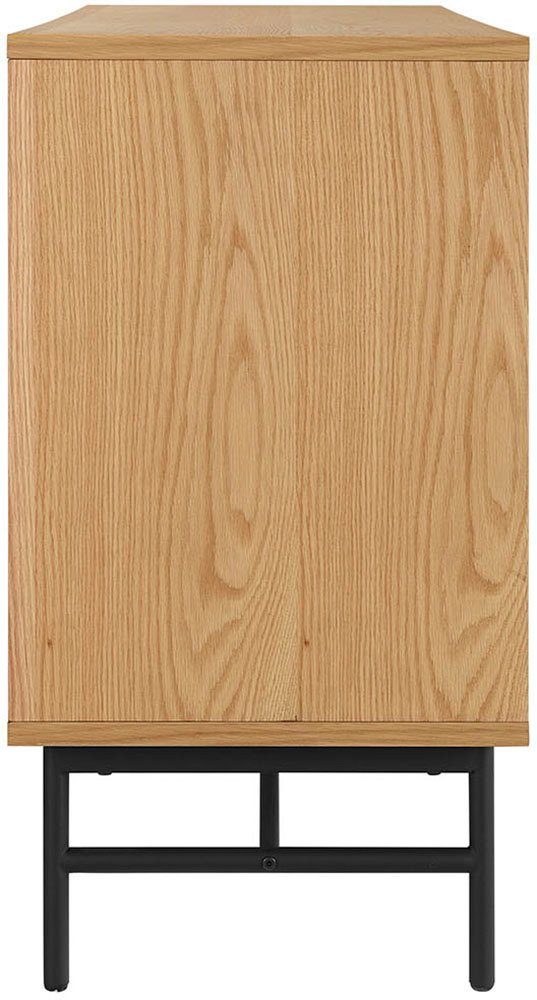 SalesFever Dressoir Commode, eikenhoutfineer, breedte 160 cm