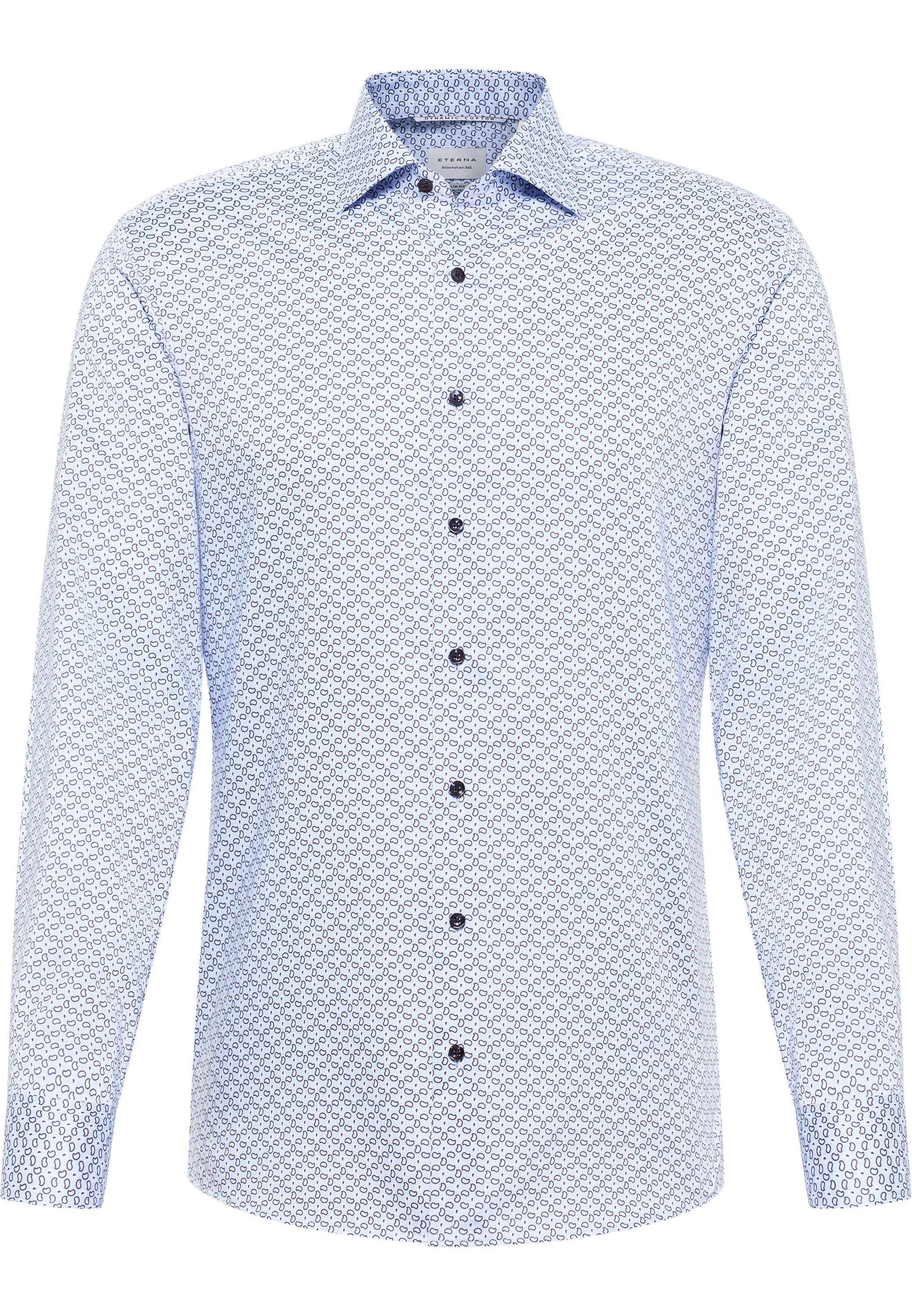 Eterna Overhemd met lange mouwen Slim fit NON IRON (strijkvrij)