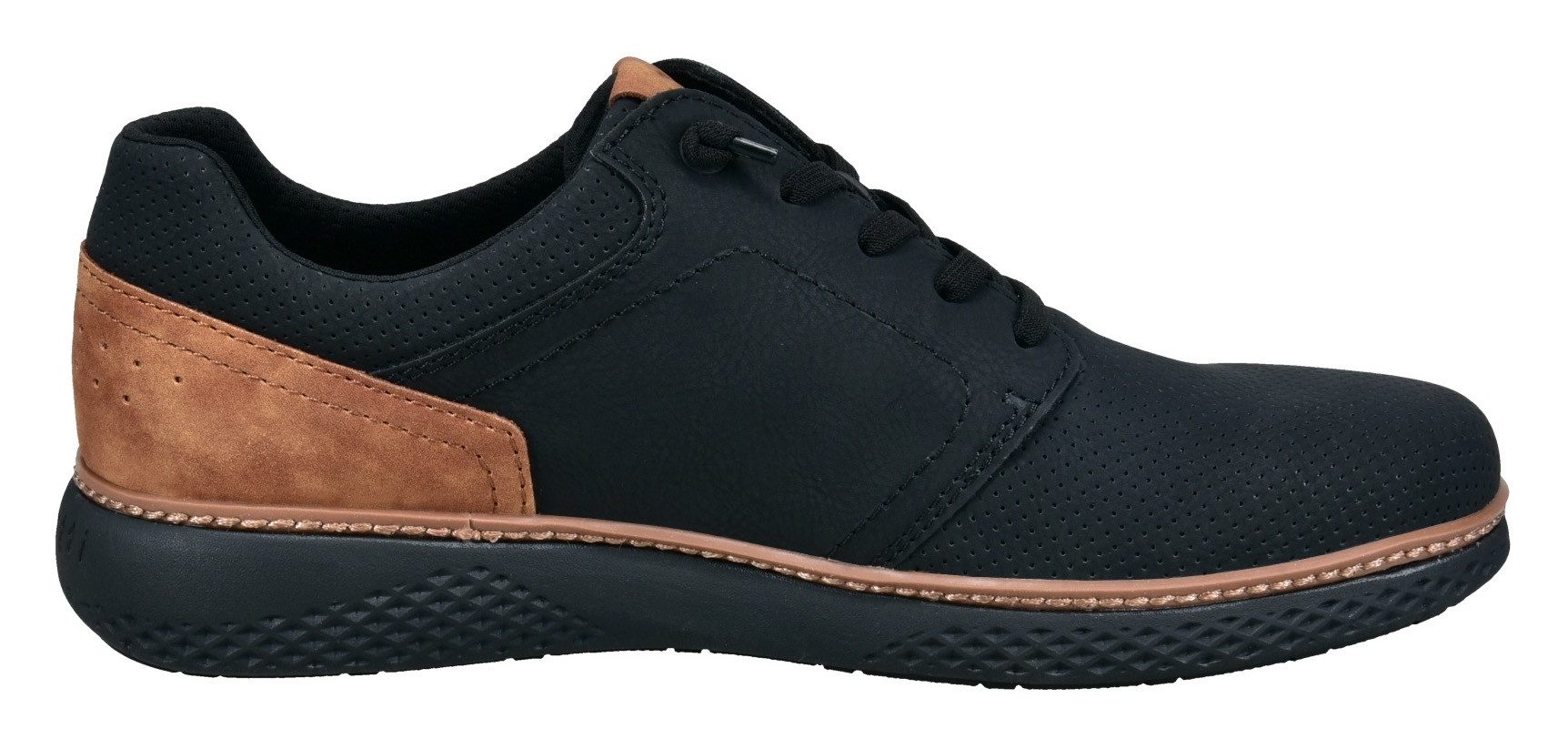 Bugatti Slip-on sneakers Lage schoen, vrijetijdssneaker met perforatie, elastische veters
