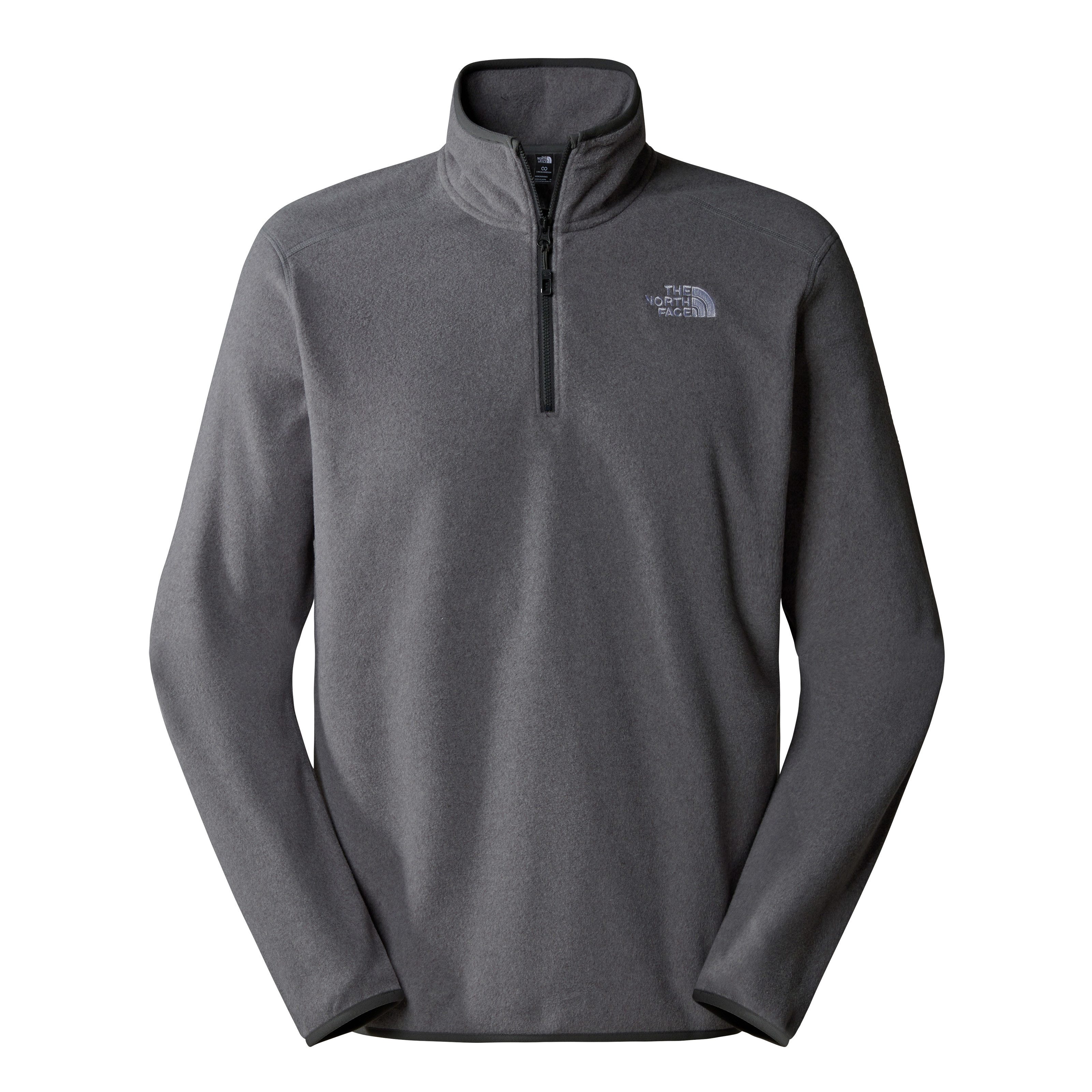 The North Face Fleecetrui M 100 GLACIER 1/4 ZIP - EU met subtiele logo- borduursels (1-delig)