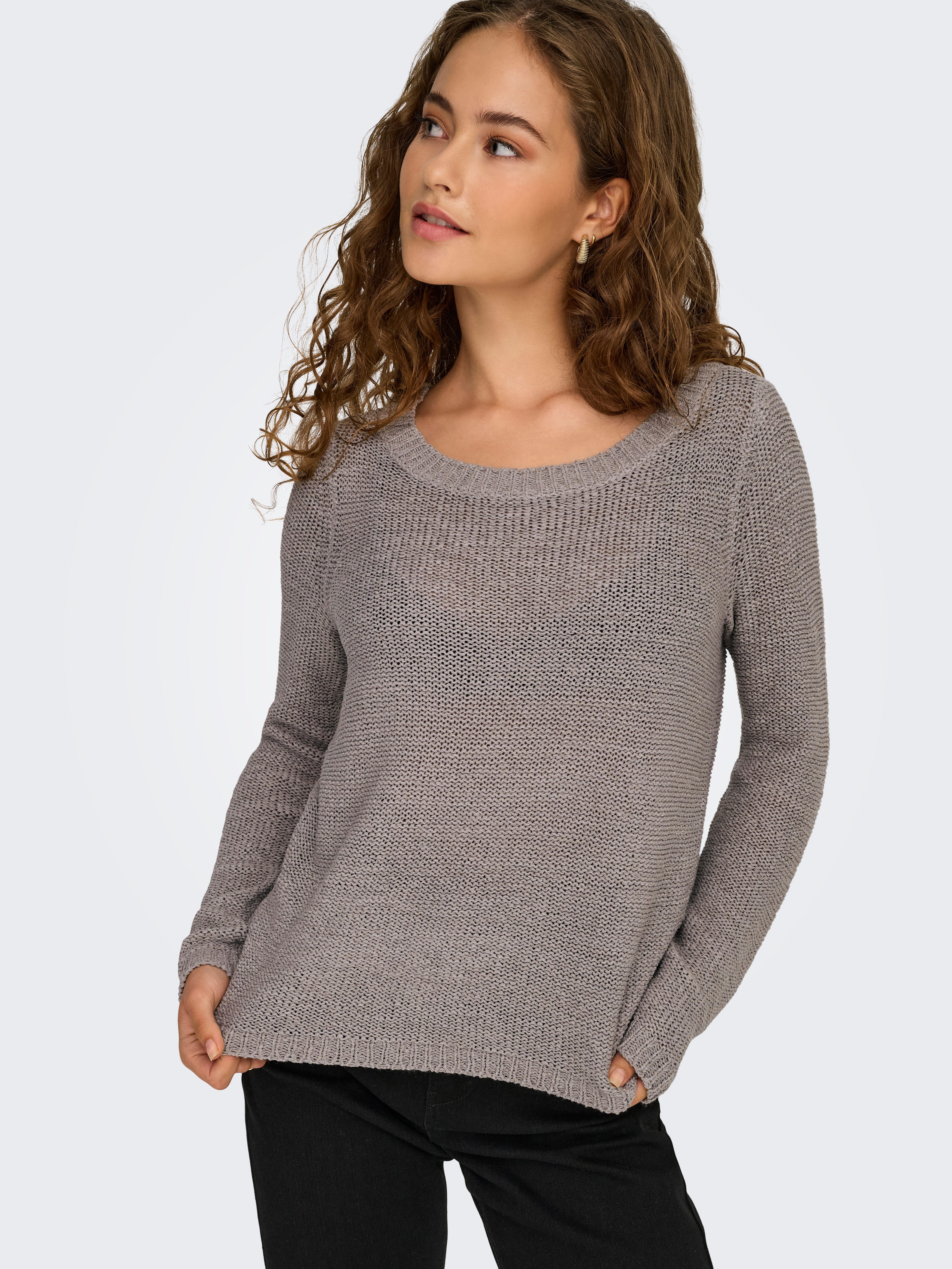Only Gebreide trui ONLGEENA XO L/S PULLOVER KNT NOOS