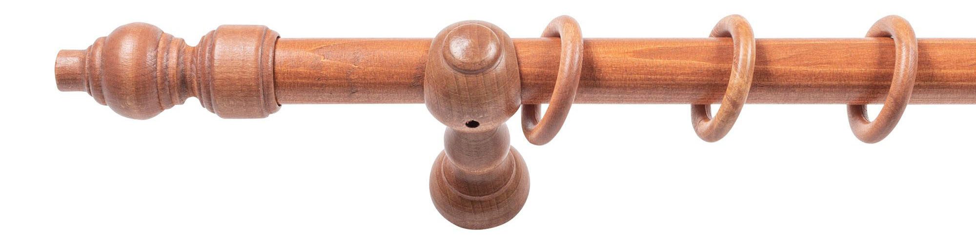 SN DECO GROUP Gordijnroede Filigrano 28 mm, hout, verschillende lengtes en kleuren, compleet set