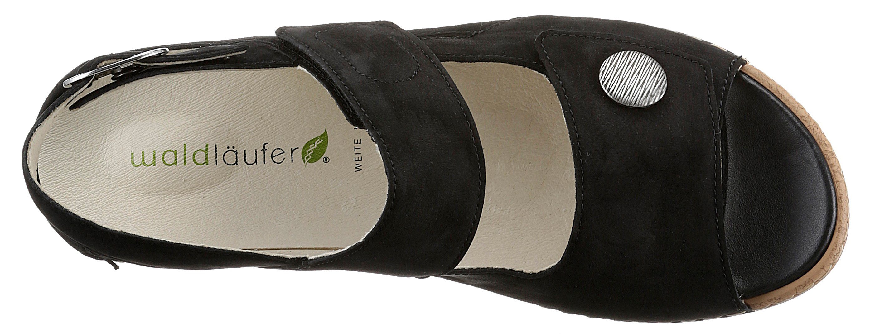 Waldläufer Sandalen HELIETT zomerschoen, sandaal, sleehak, met uitneembare binnenzool, h-breedte