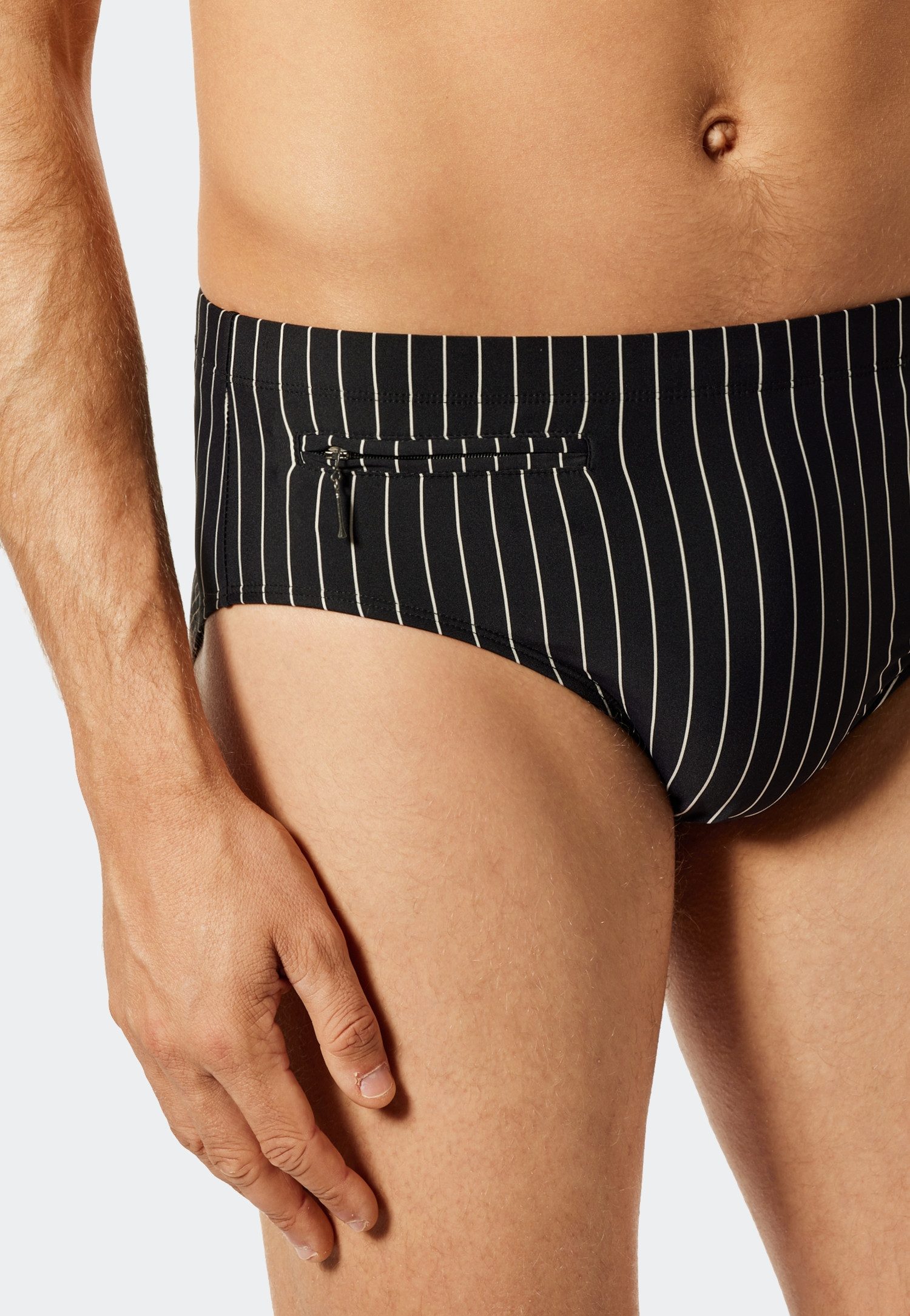 Schiesser Zwembroek Nautical Casual met witte strepen