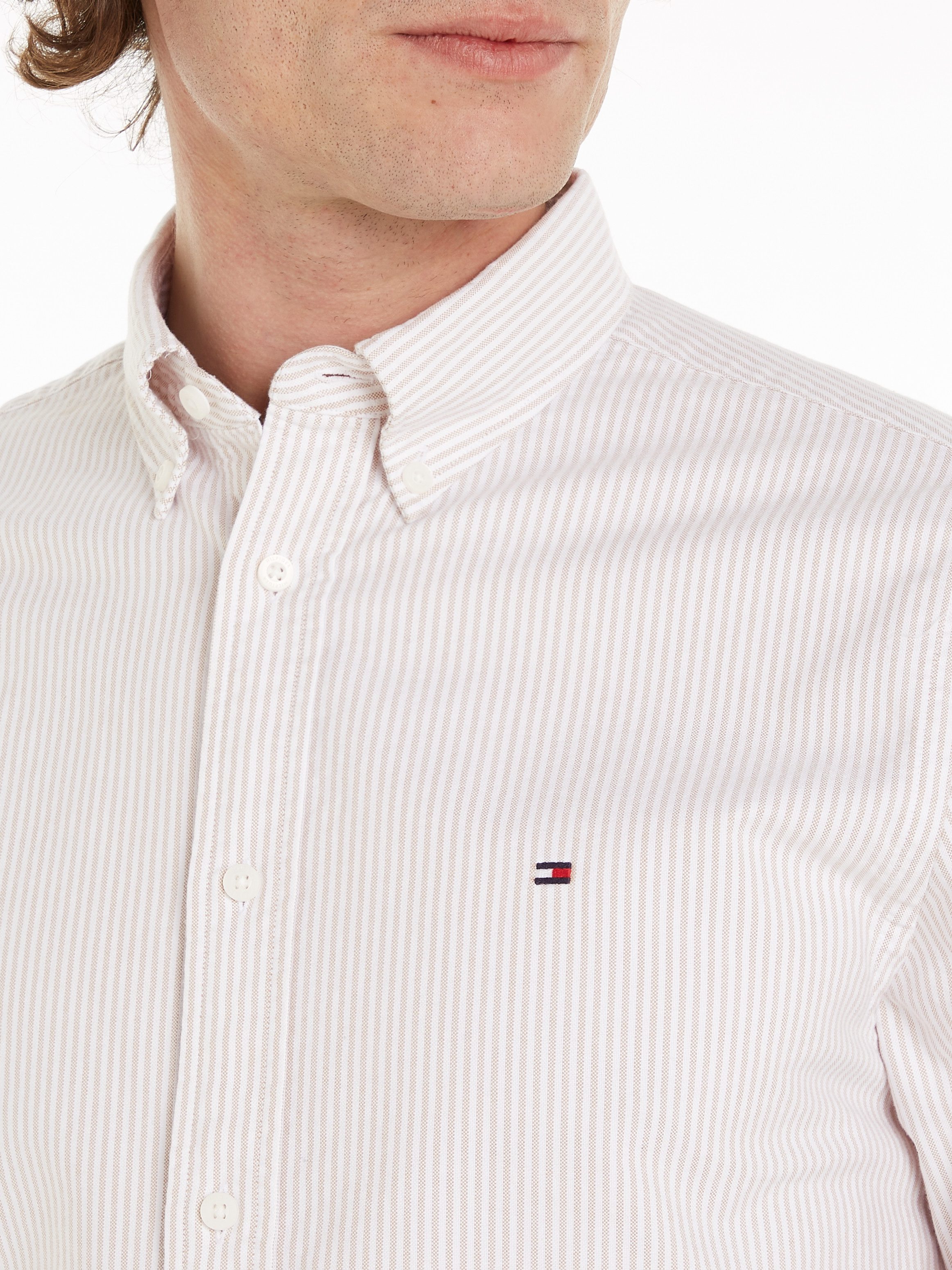 Tommy Hilfiger Overhemd met lange mouwen HERITAGE OXFORD STRIPE RF SHIRT