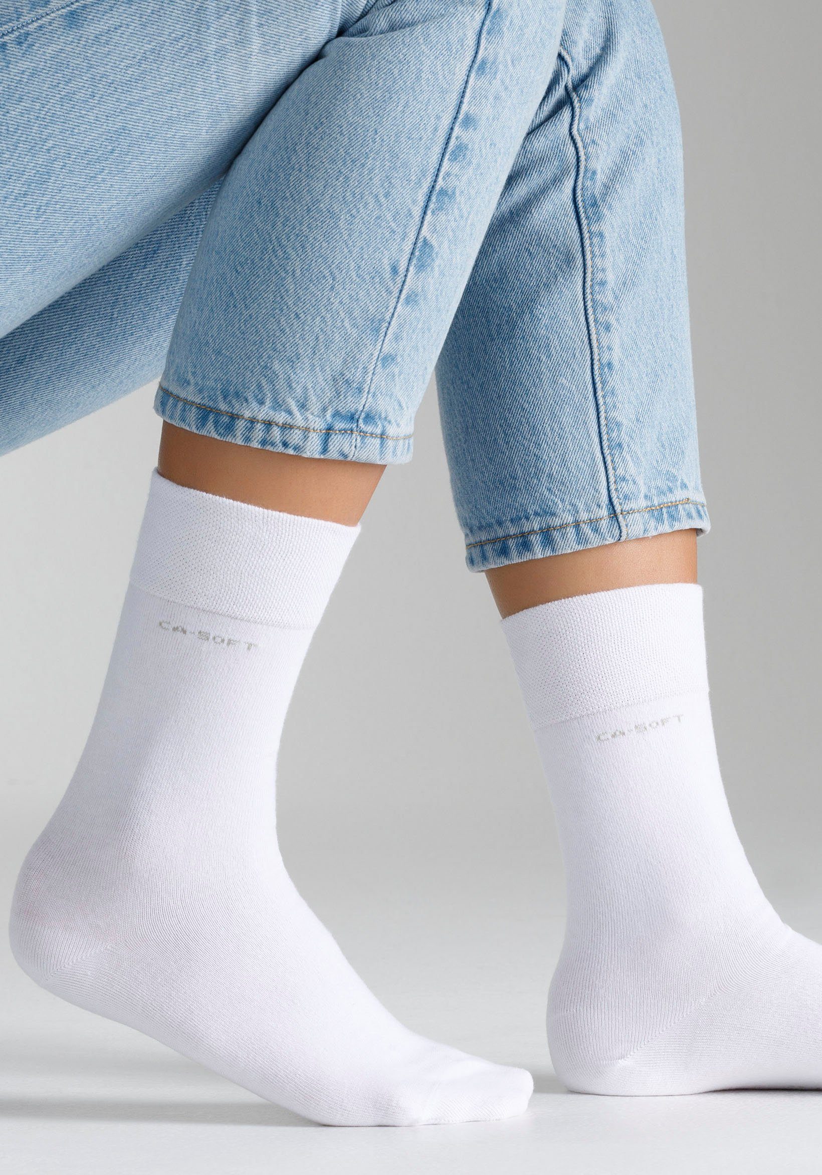 Camano Sokken CA-Soft Met versterkte hiel- en teengebied (set, 4 paar)
