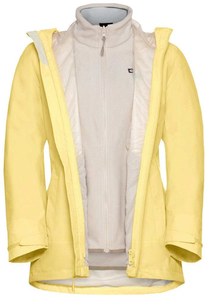 Jack Wolfskin Functioneel 3-in-1-jack MOONRISE 3IN1 JKT W (2-delig)