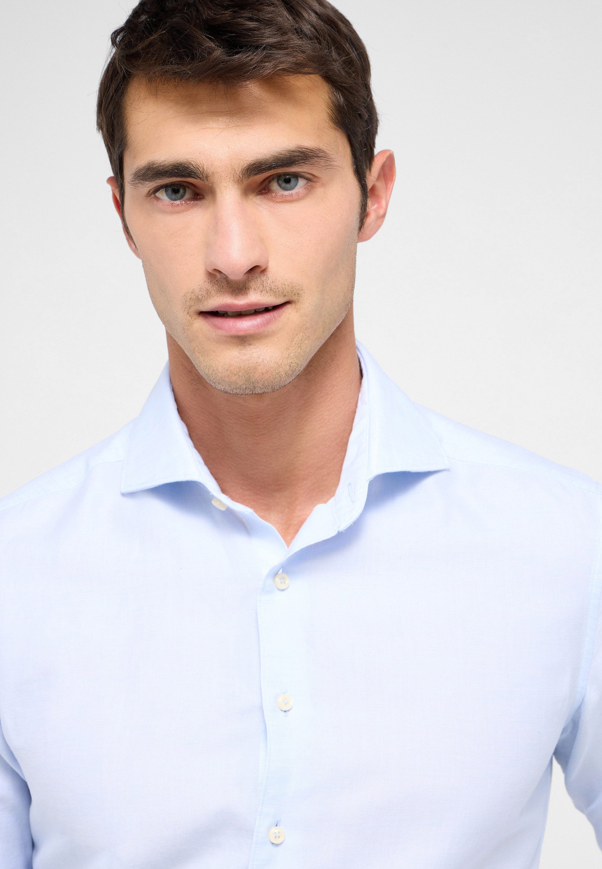 Eterna Overhemd met lange mouwen Slim fit EASY IRON (gemakkelijk te strijken)
