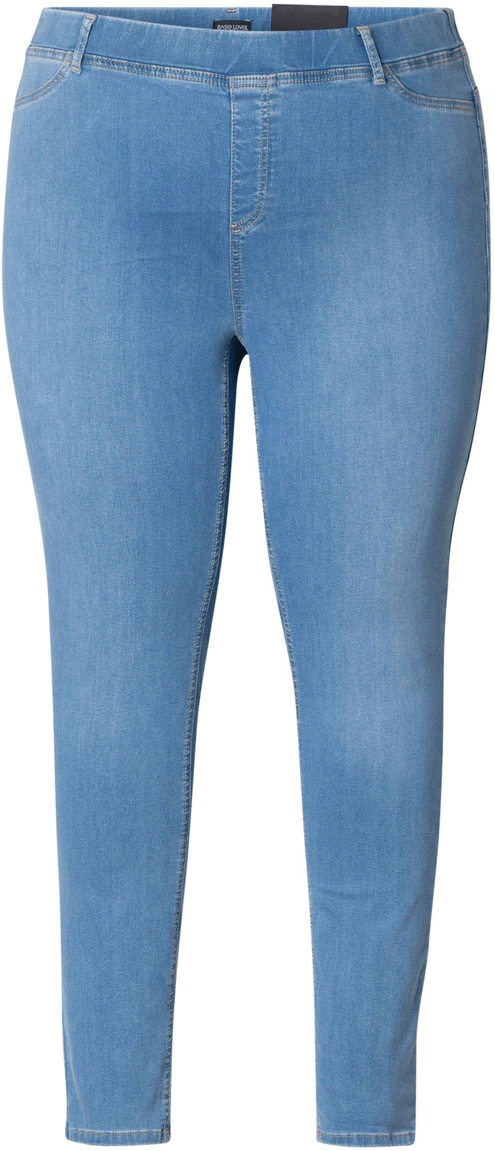 Base Level Curvy Jeggings TESSA met gesuggereerde insteekzakken en stretchpercentage