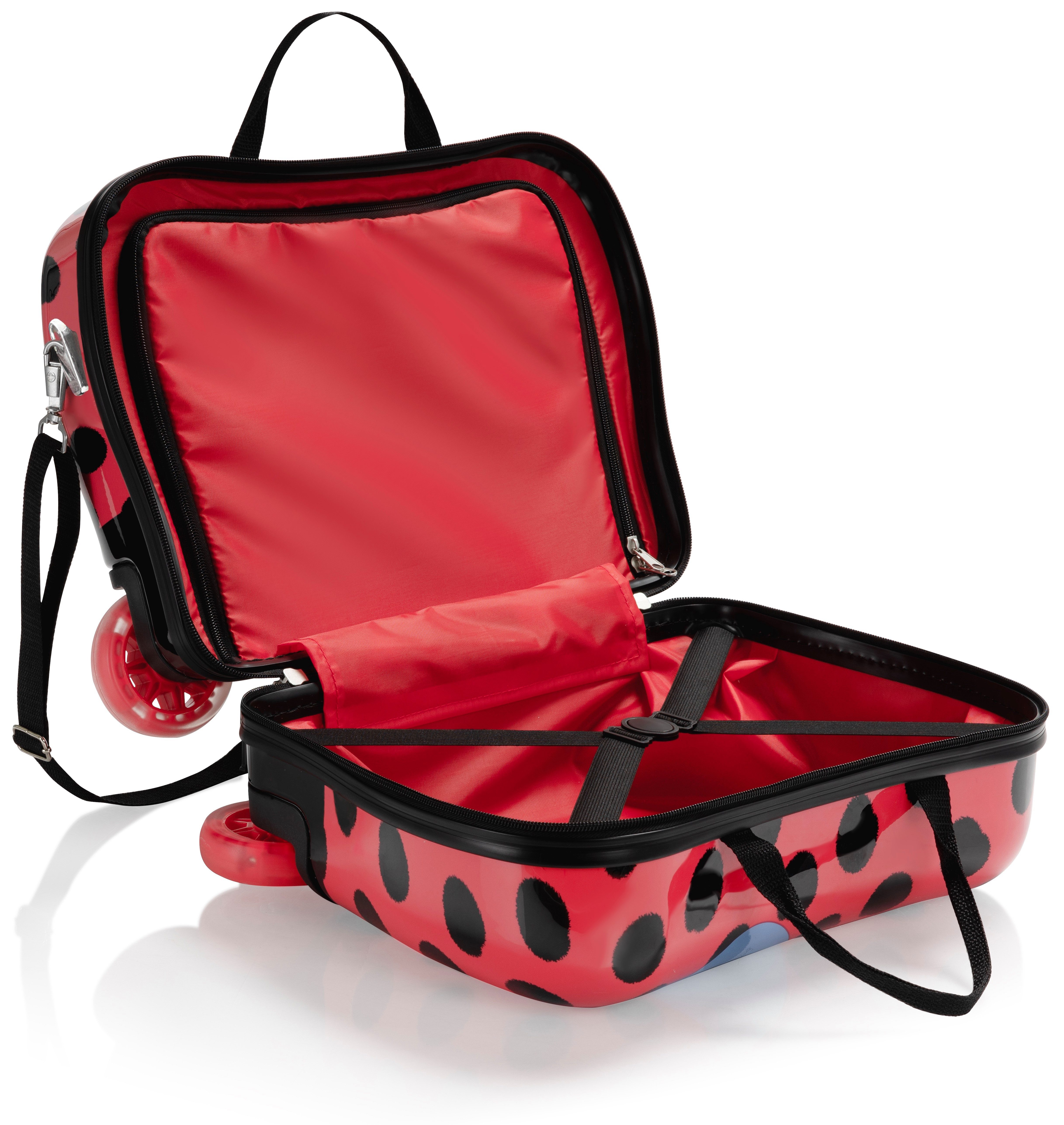 Heys Kinderkoffer Heys Kids Ride-On Luggage, 16 cm Heys x Joachim Llambi kinderbagage kindertrolley lieveheersbeestje