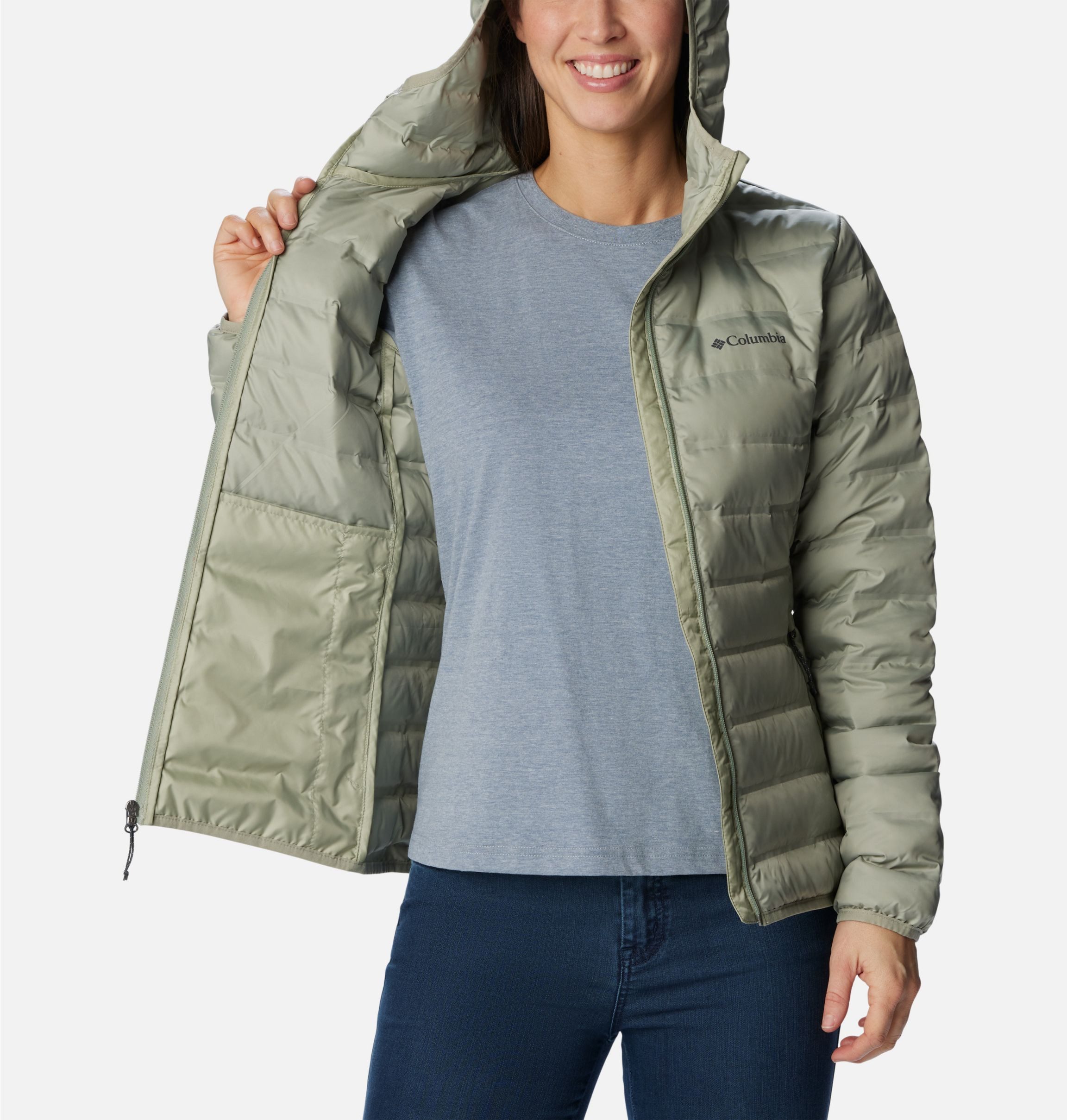 Columbia Donsjack LAKE 22 II DOWN HOODED JACKET Tussenjas die waterafstotend is