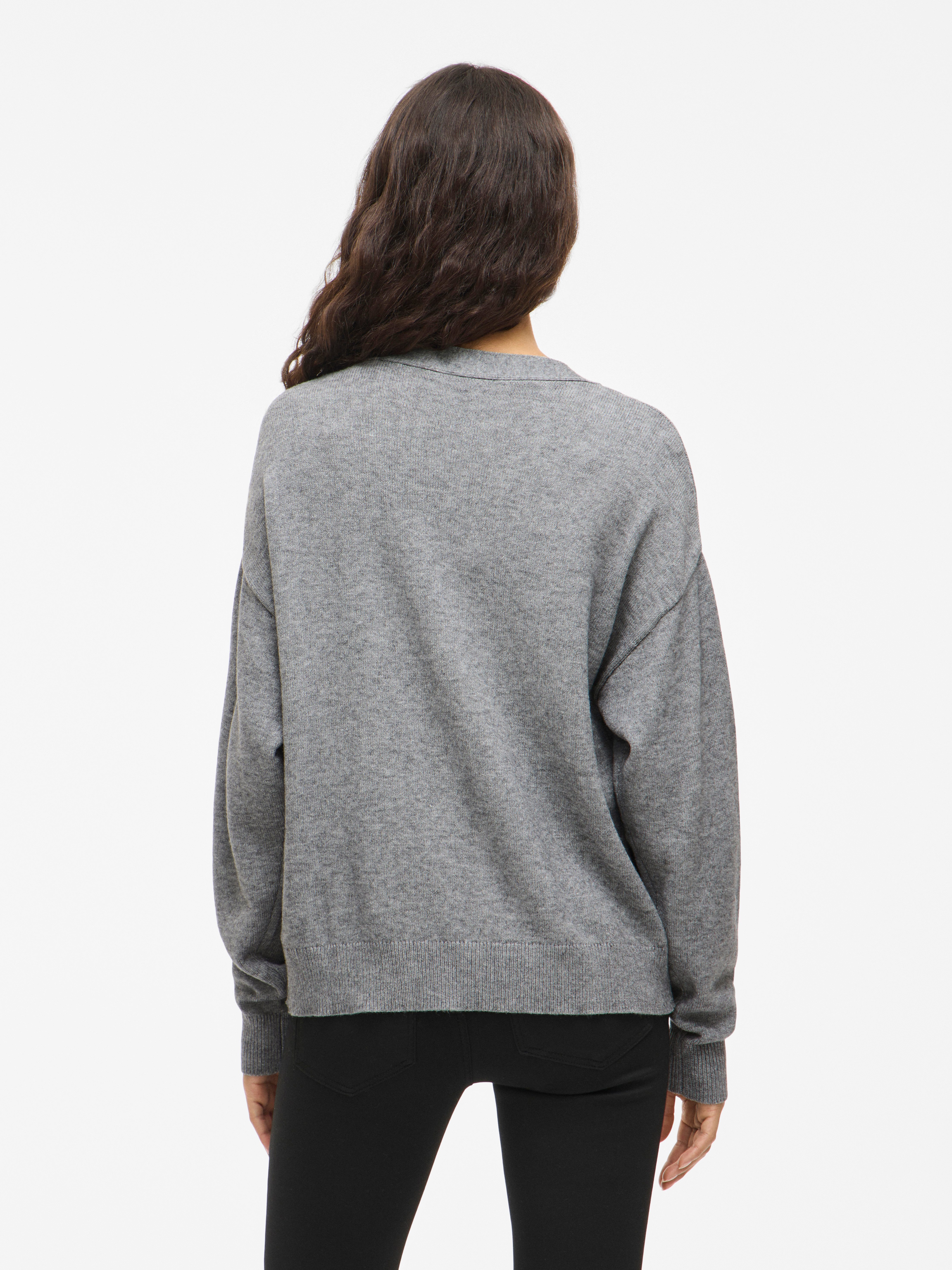 Vila Vest VIRIL V-NECK KNIT CARDIGAN - NOOS