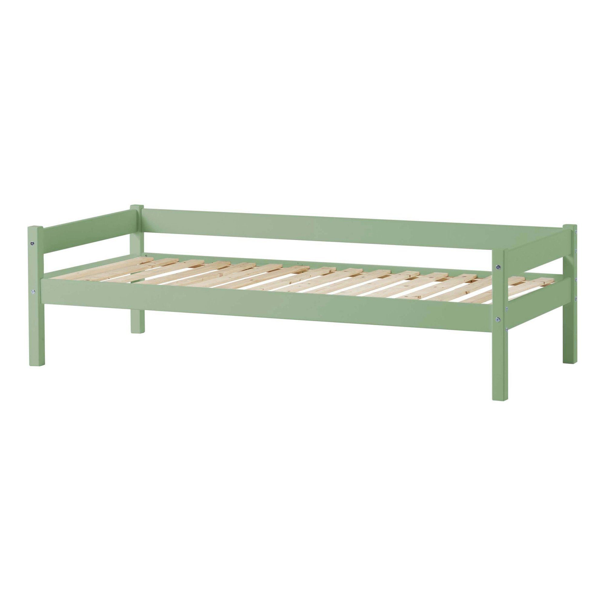 Lüttenhütt Kinderledikant ECO One, eenpersoonsbed, Scandinavisch design optioneel met matras, ligoppervlak 70 x 160 cm