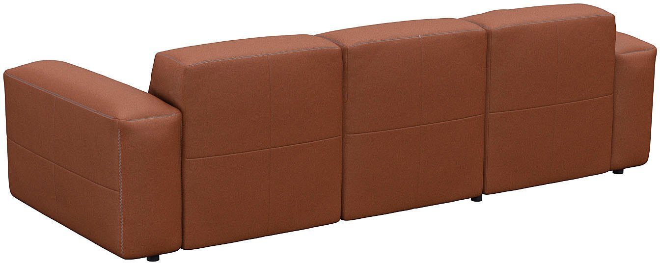 FLEXLUX Hoekbank Lucera Chaise longue rechts of links, L-vorm, comfortabel