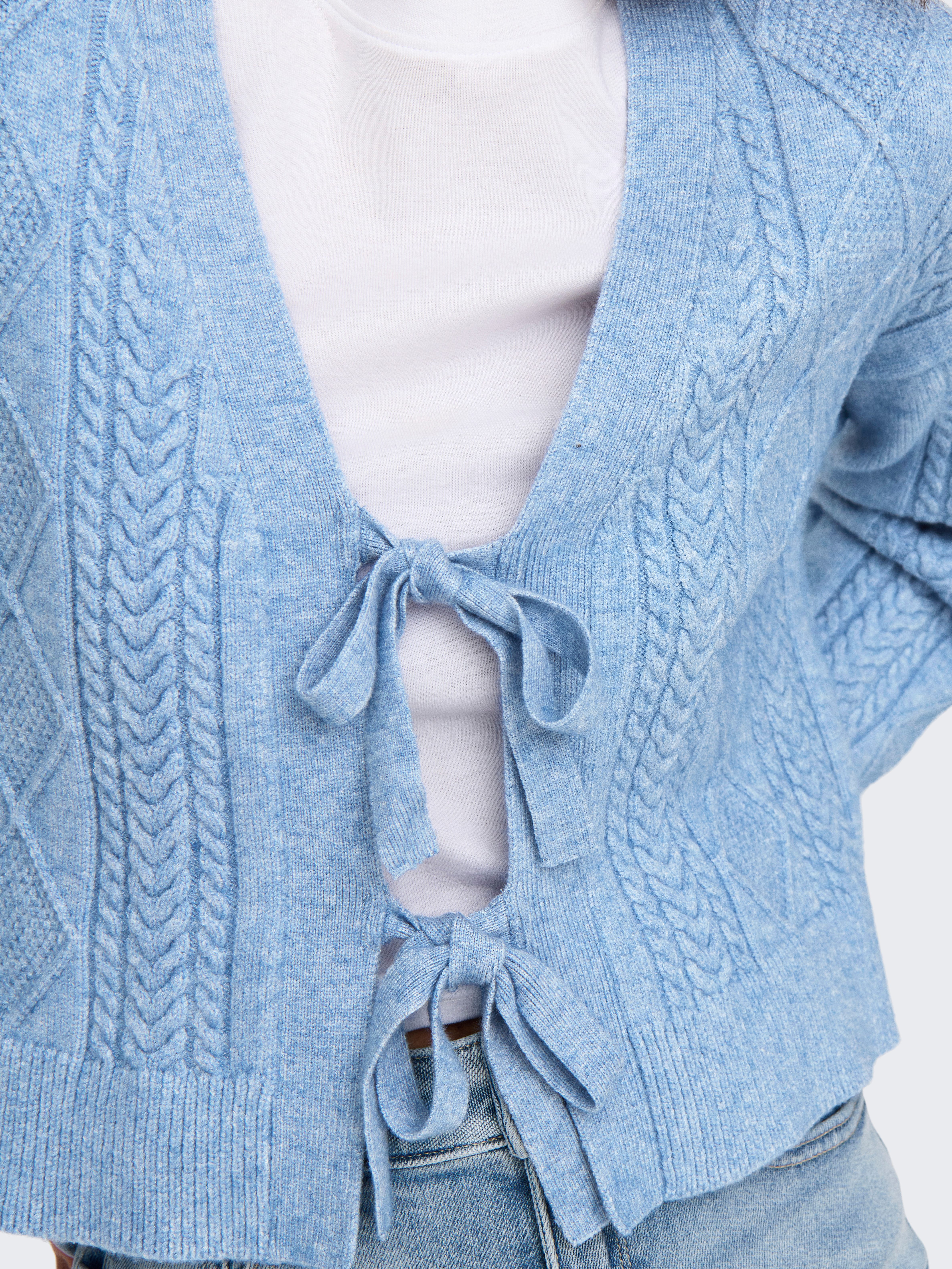 Only Vest ONLFIA LS STRING CARDIGAN KNT NCA