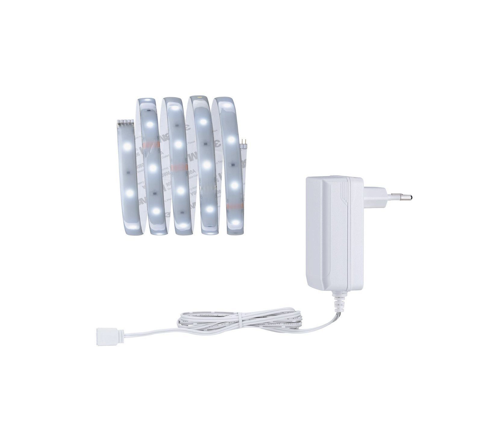 Paulmann Led-strepen MaxLED 250 Basisset 1,5m Daylight 6W 230/24V zilverkleur kunststof (1 stuk) led lichtsnoeren zilver(kleur)