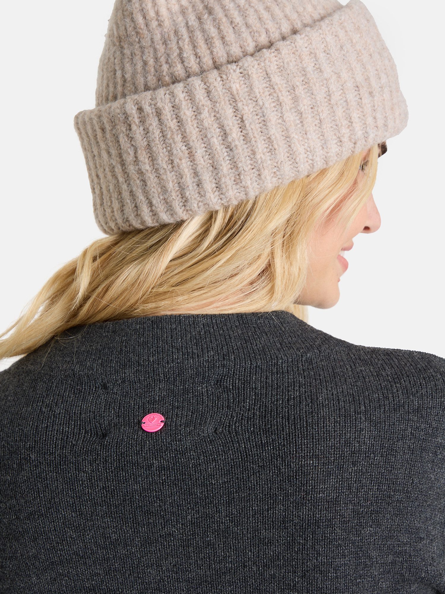 Lieblingsstück Gebreide jurk LillemorL met kleine staande kraag