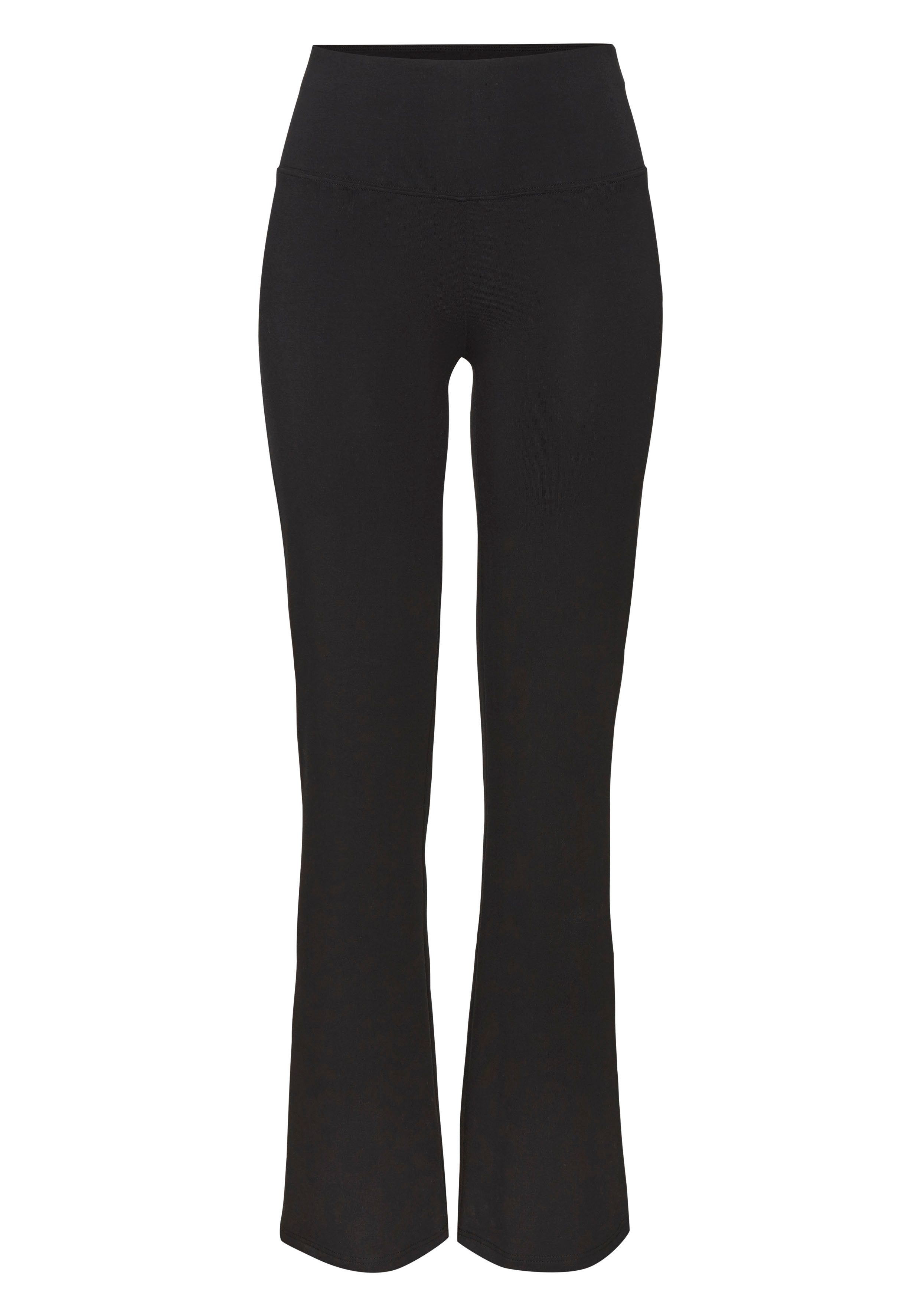 active by Lascana Legging Brede tailleband en uitlopende benen