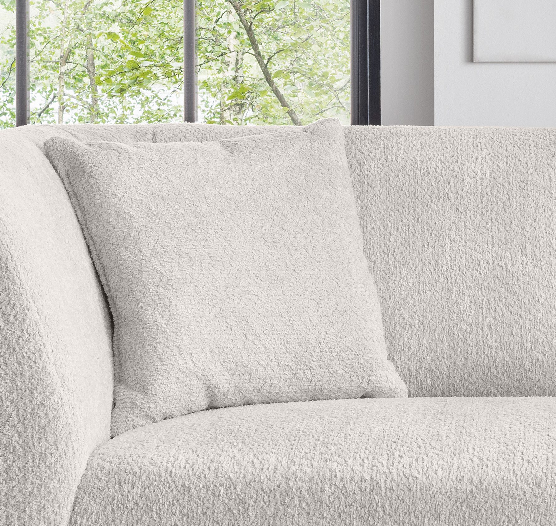 INOSIGN 2-zitsbank twee verschillende pootkleuren naar keuze