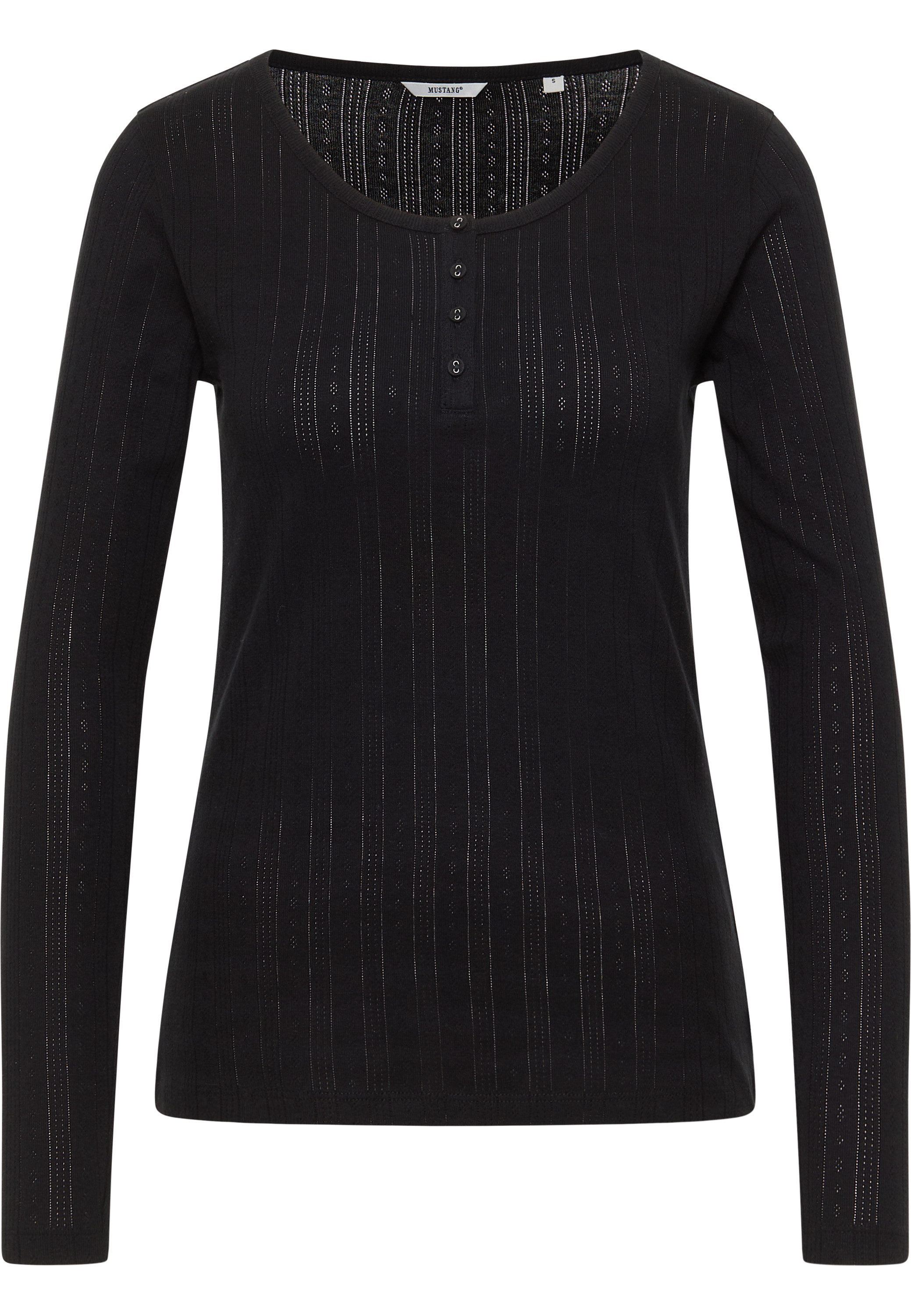 MUSTANG Shirt met lange mouwen Dames Stijl Hope