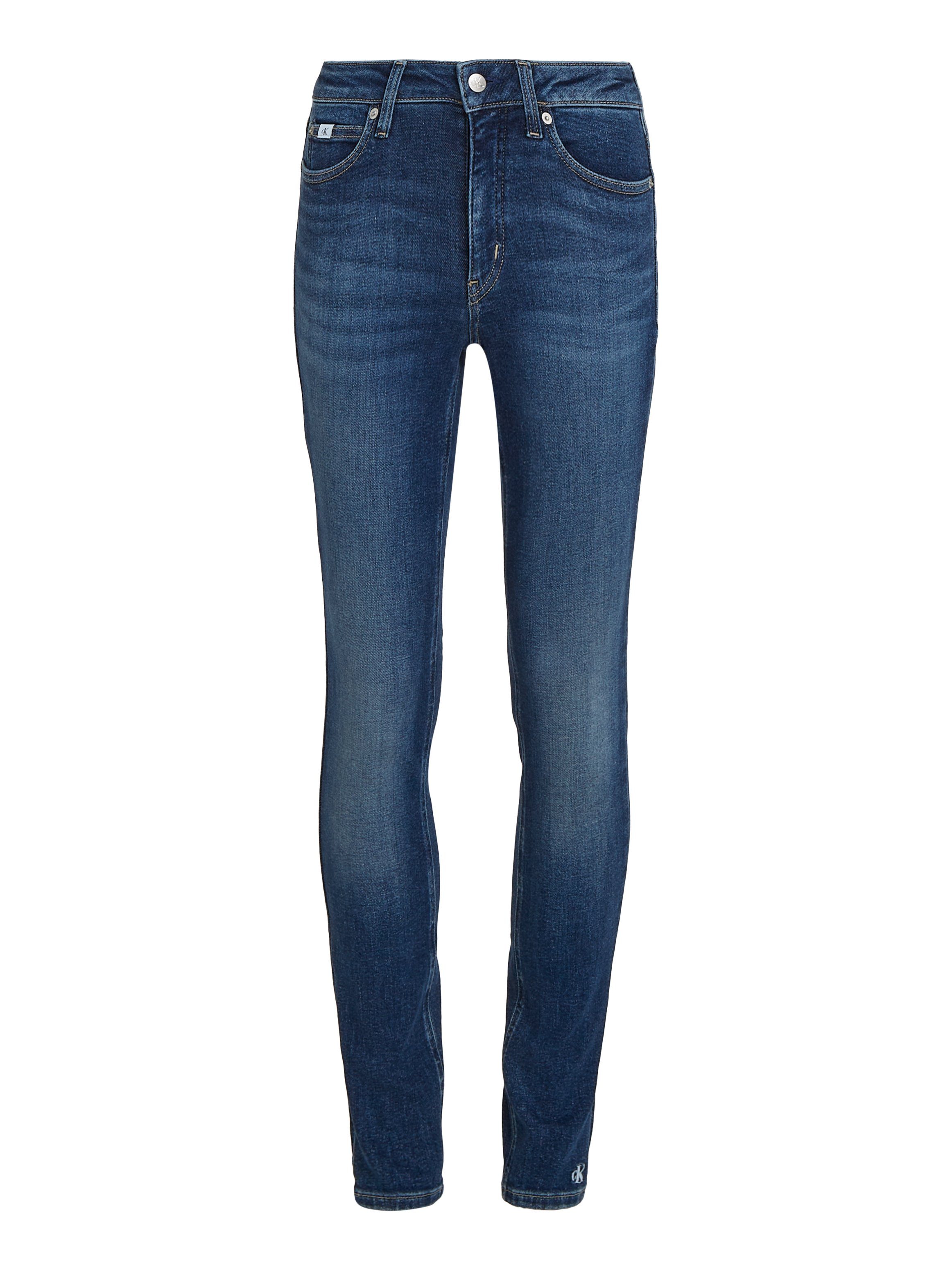 Calvin Klein Skinny fit jeans Mid rise skinny in een klassiek 5-pocketsmodel