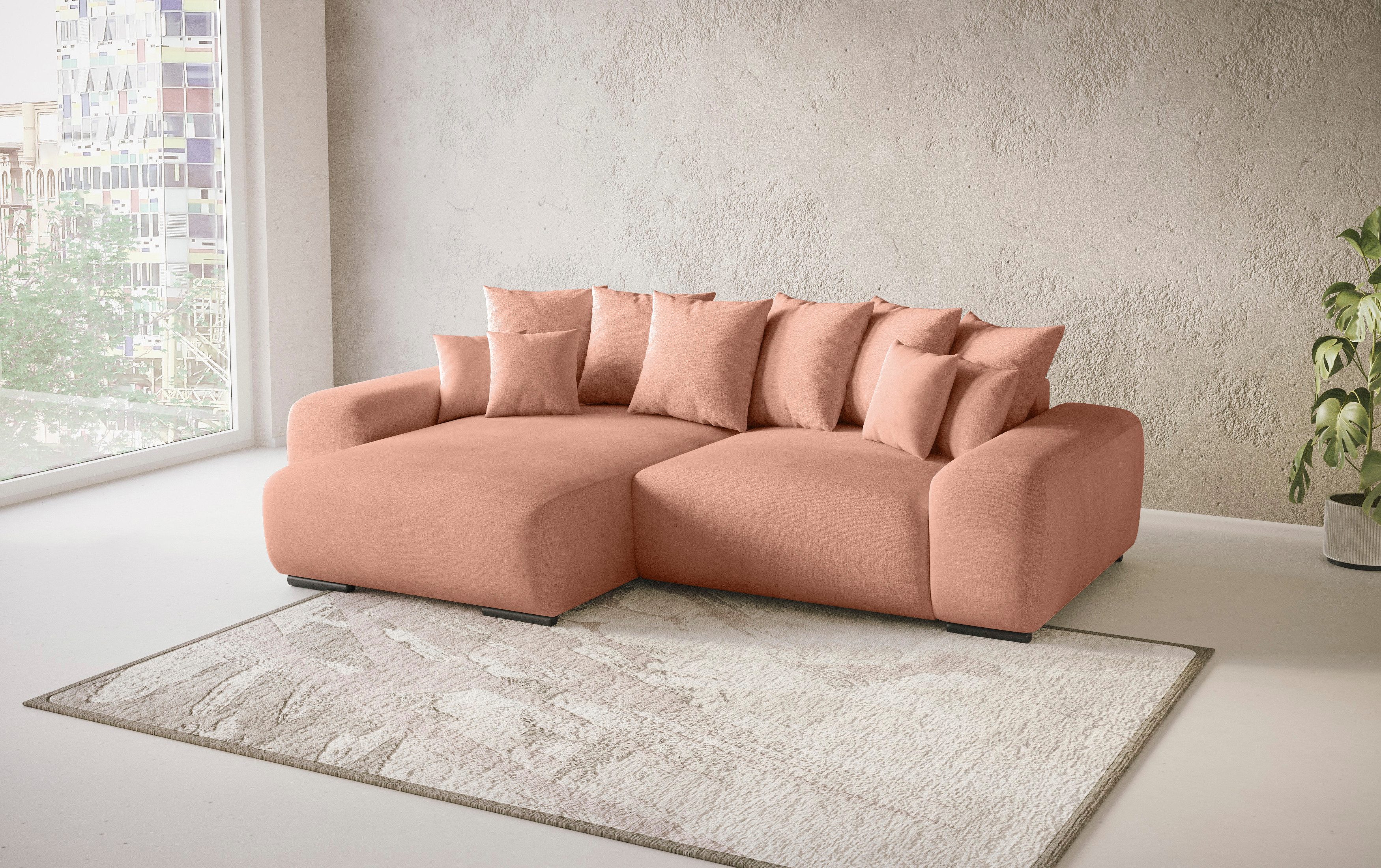 Mr. Couch Hoekbank Sundance II, L-vorm met duraspring-pocketveringkern belastbaar tot 140 kg