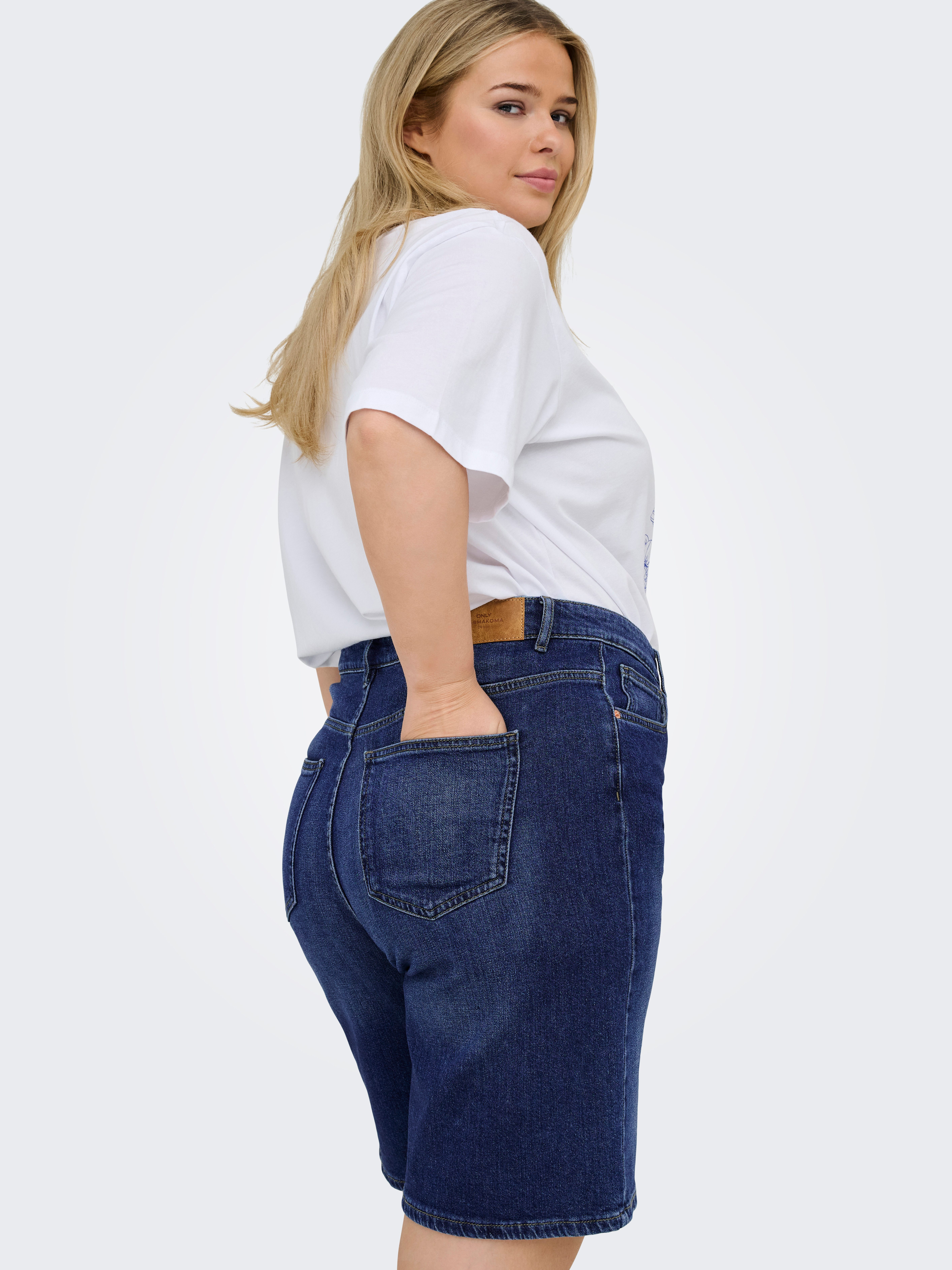 ONLY CARMAKOMA Jeansshort CARSONNY HW WIDE DNM SHORTS NAS843 NOOS