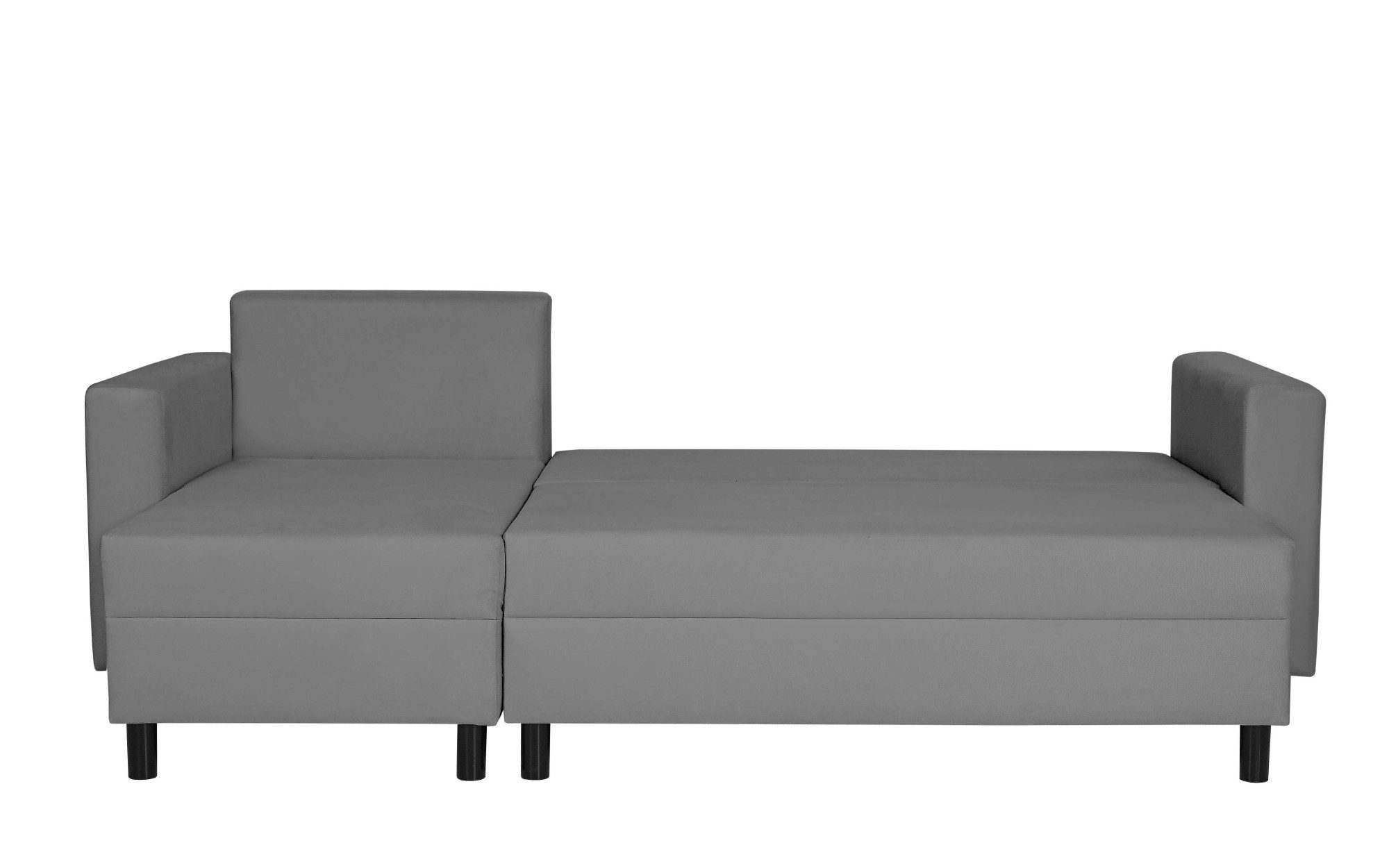 INOSIGN Hoekbank GLENOE slaapbank met bedlade, ottomane aan beide zijden te monteren L-vorm, afmetingen B/D/H: 230/135/84,5 cm, velvet & zachte structuur