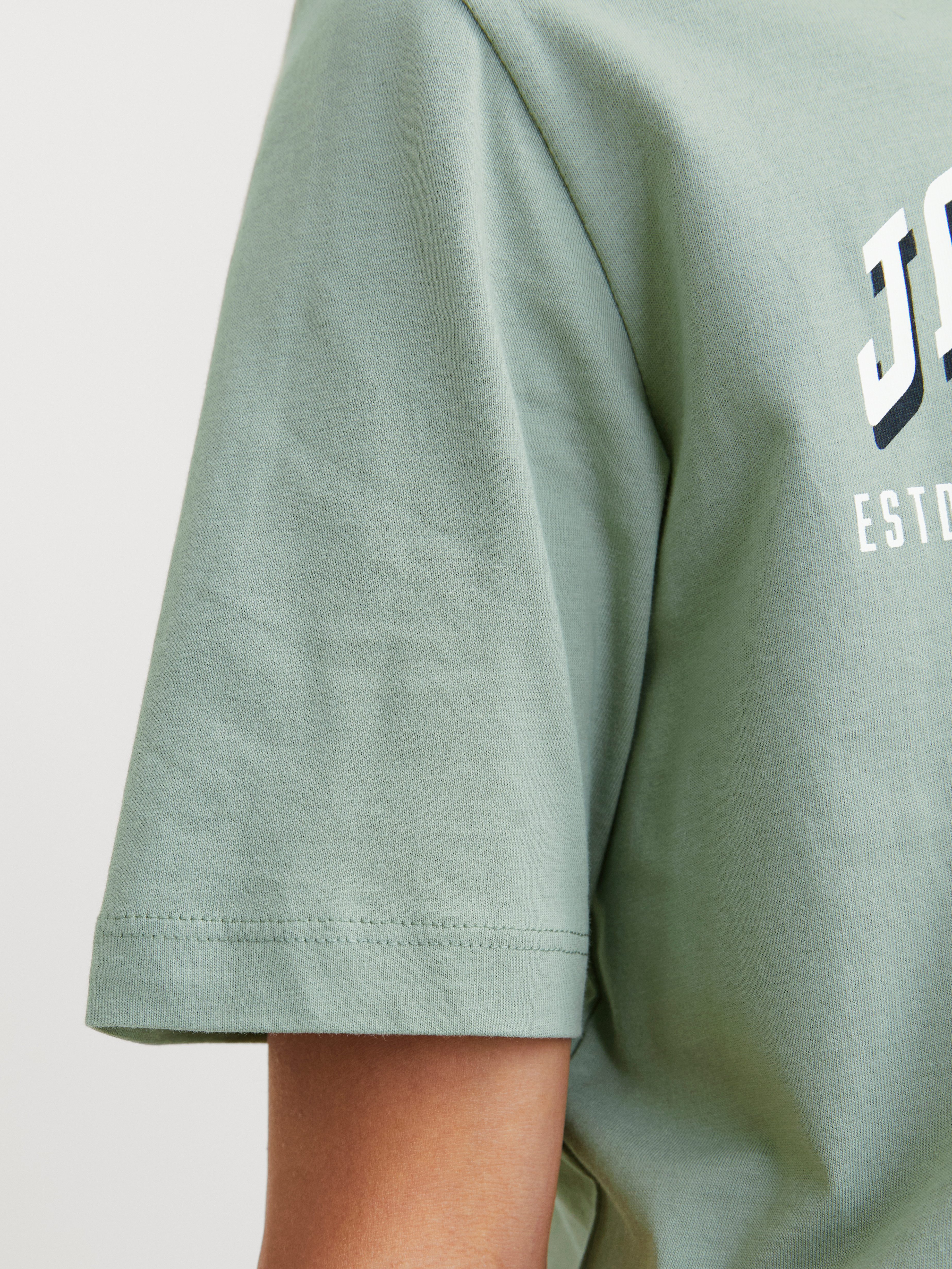 Jack & Jones Junior Shirt met ronde hals JJELOGO TEE SS O-NECK 2 COL S NOOS JNR