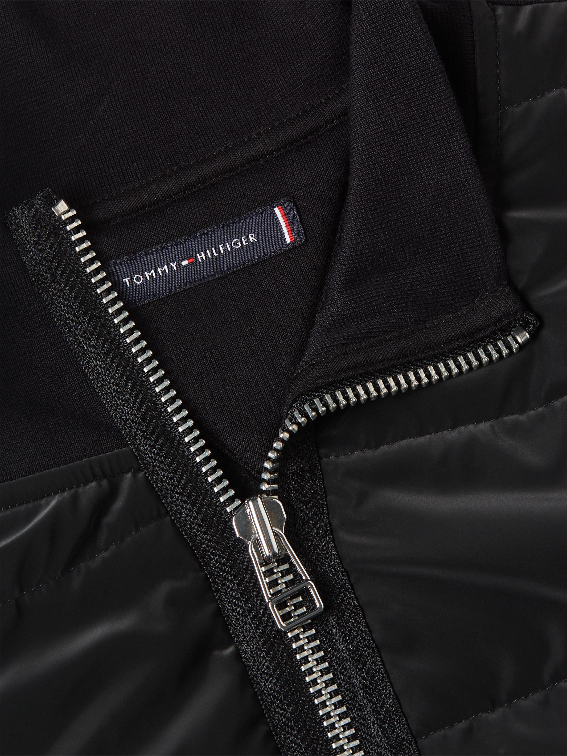 Tommy Hilfiger Sweatvest MIX MEDIA ZIP THRU STAND CLR