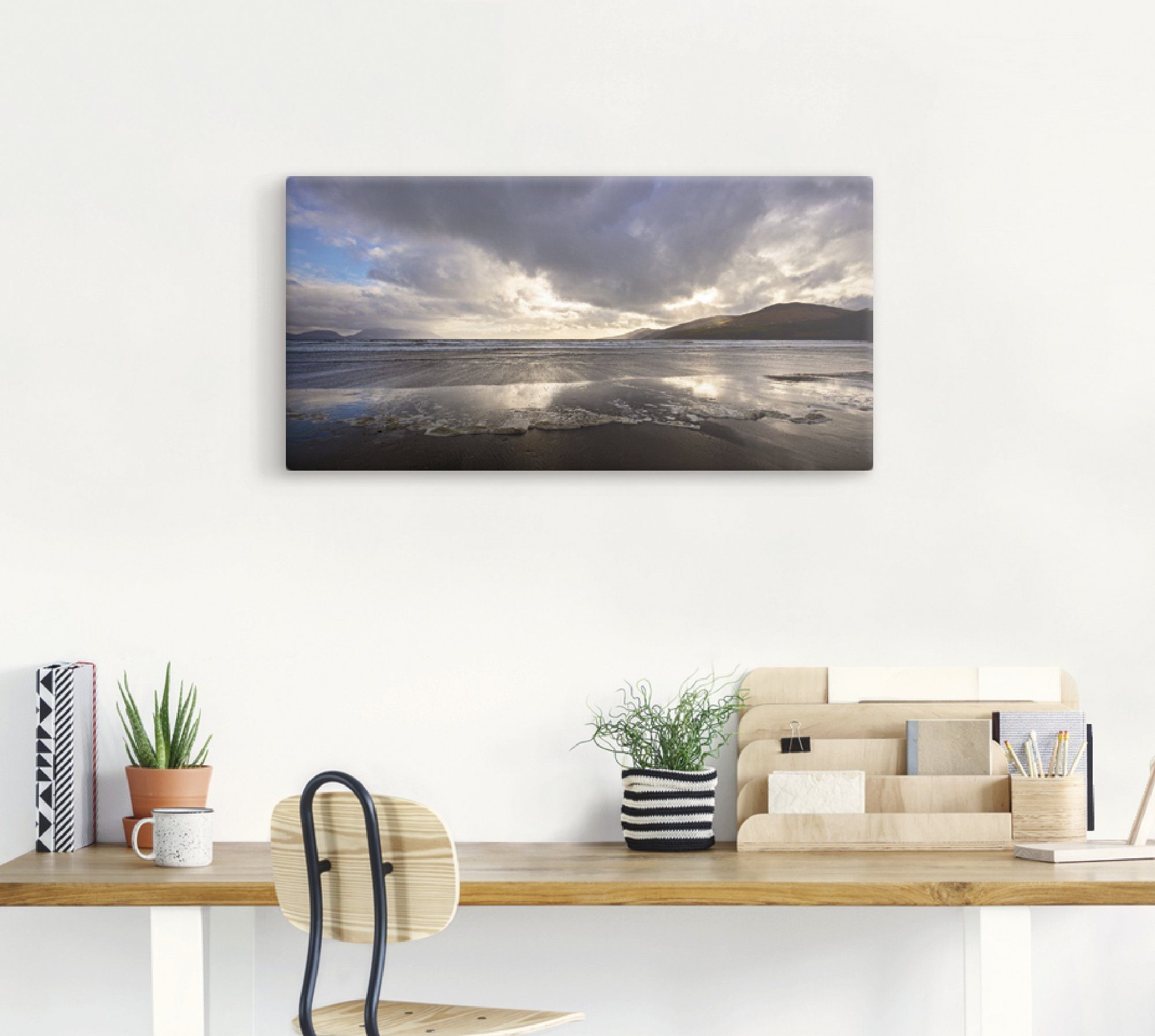 Artland Artprint Strandliefde II als artprint van aluminium, artprint voor buiten, artprint op linnen in verschillende maten