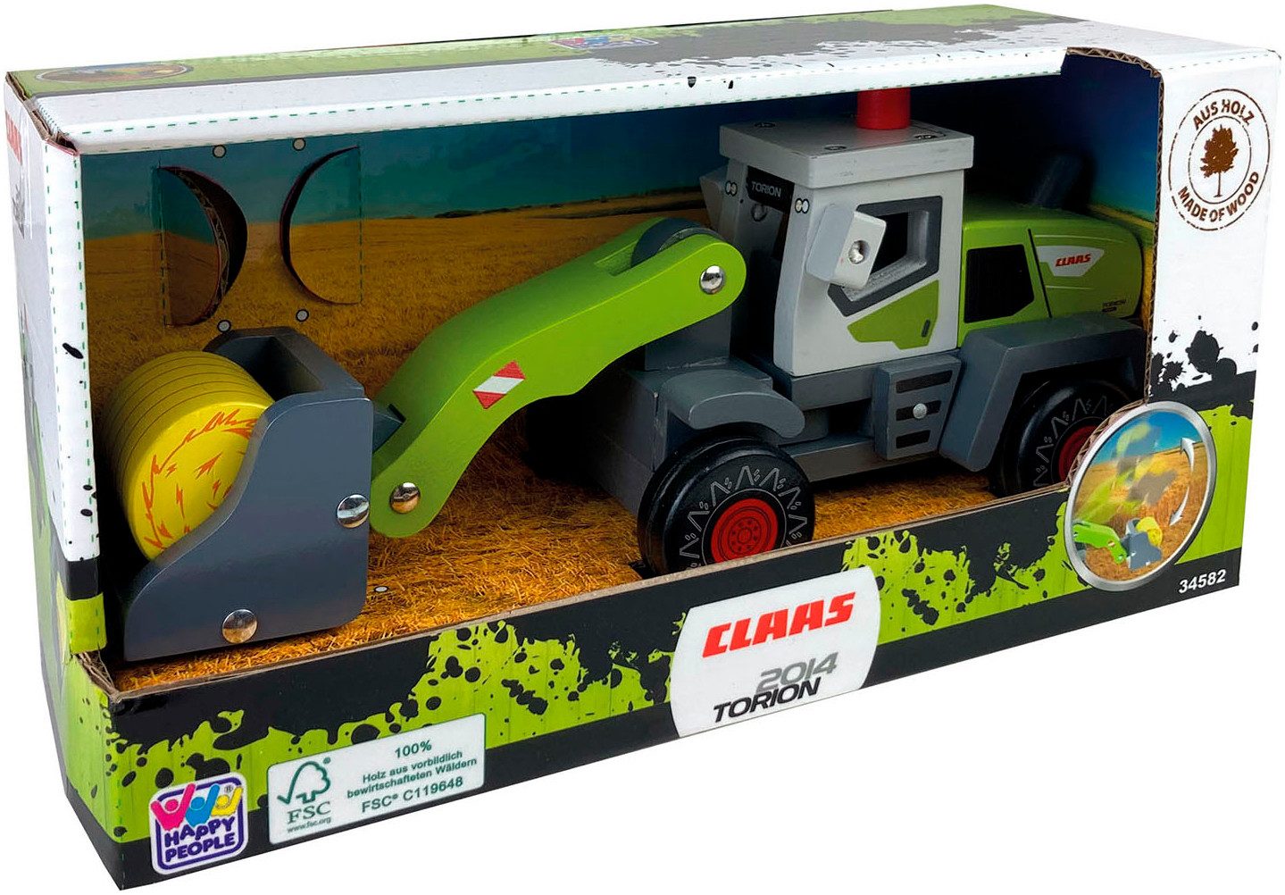 Happy People Speelgoed-shovel CLAAS Kids Torion 2014